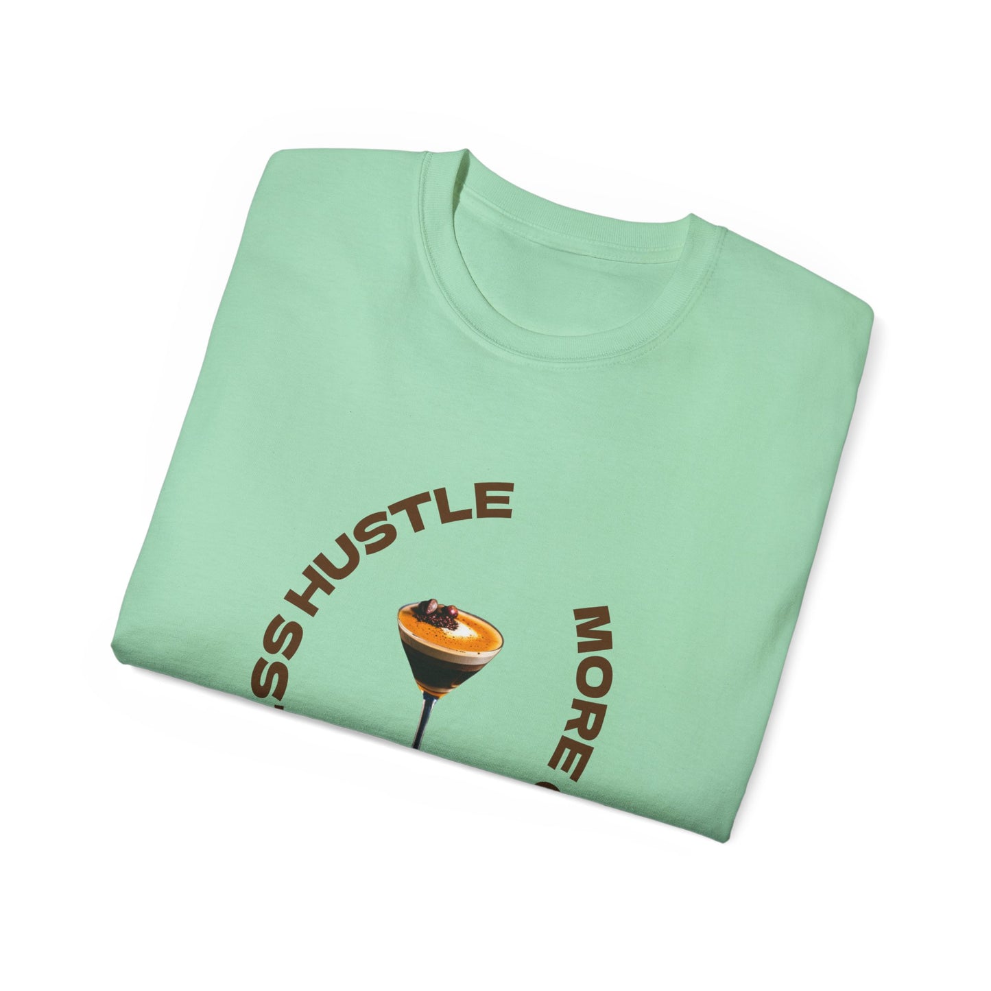 Coffee Lovers Unisex Tee - Less Hustle More Coffee Shirt, Casual Wear, Gift for Baristas, Coffee Addicts, Funny T-Shirt, Everyday Style