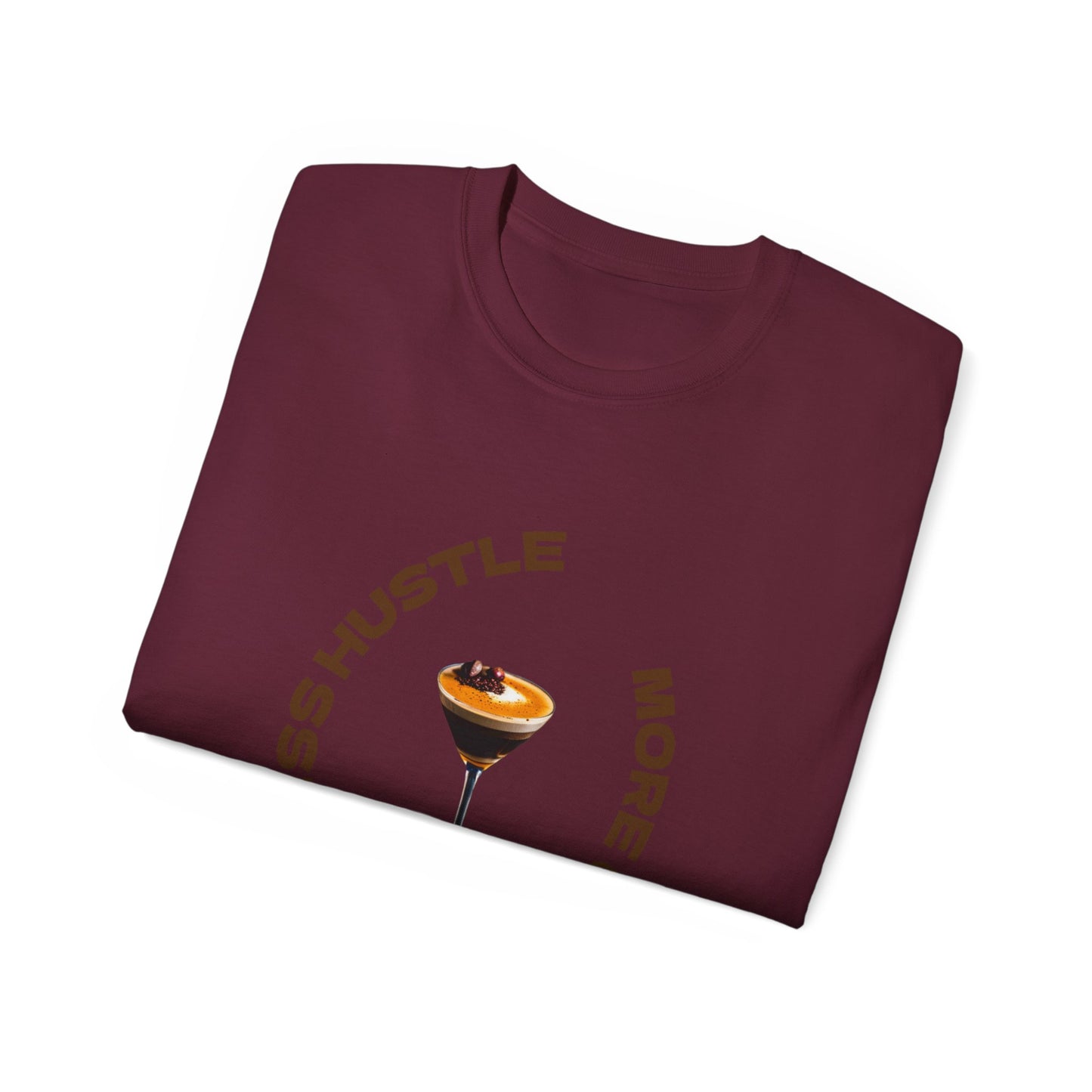 Coffee Lovers Unisex Tee - Less Hustle More Coffee Shirt, Casual Wear, Gift for Baristas, Coffee Addicts, Funny T-Shirt, Everyday Style