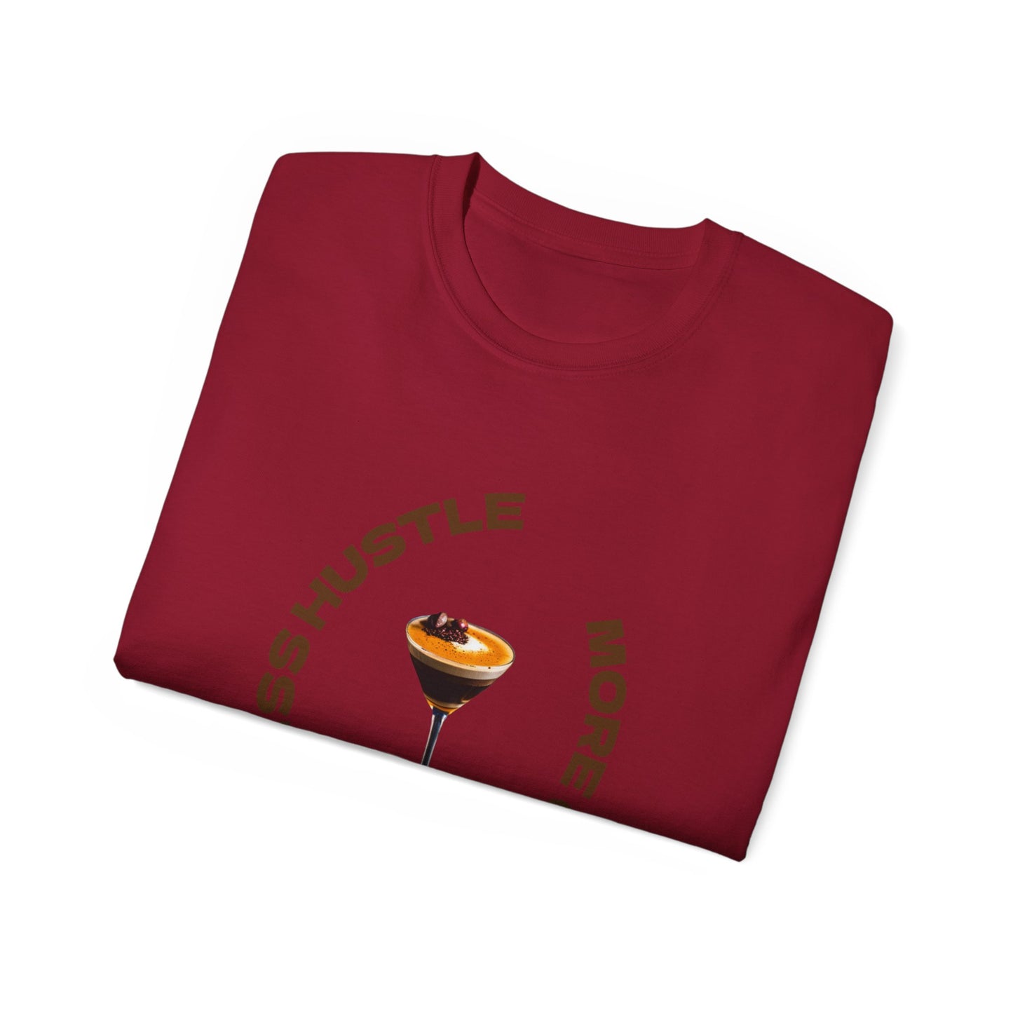 Coffee Lovers Unisex Tee - Less Hustle More Coffee Shirt, Casual Wear, Gift for Baristas, Coffee Addicts, Funny T-Shirt, Everyday Style