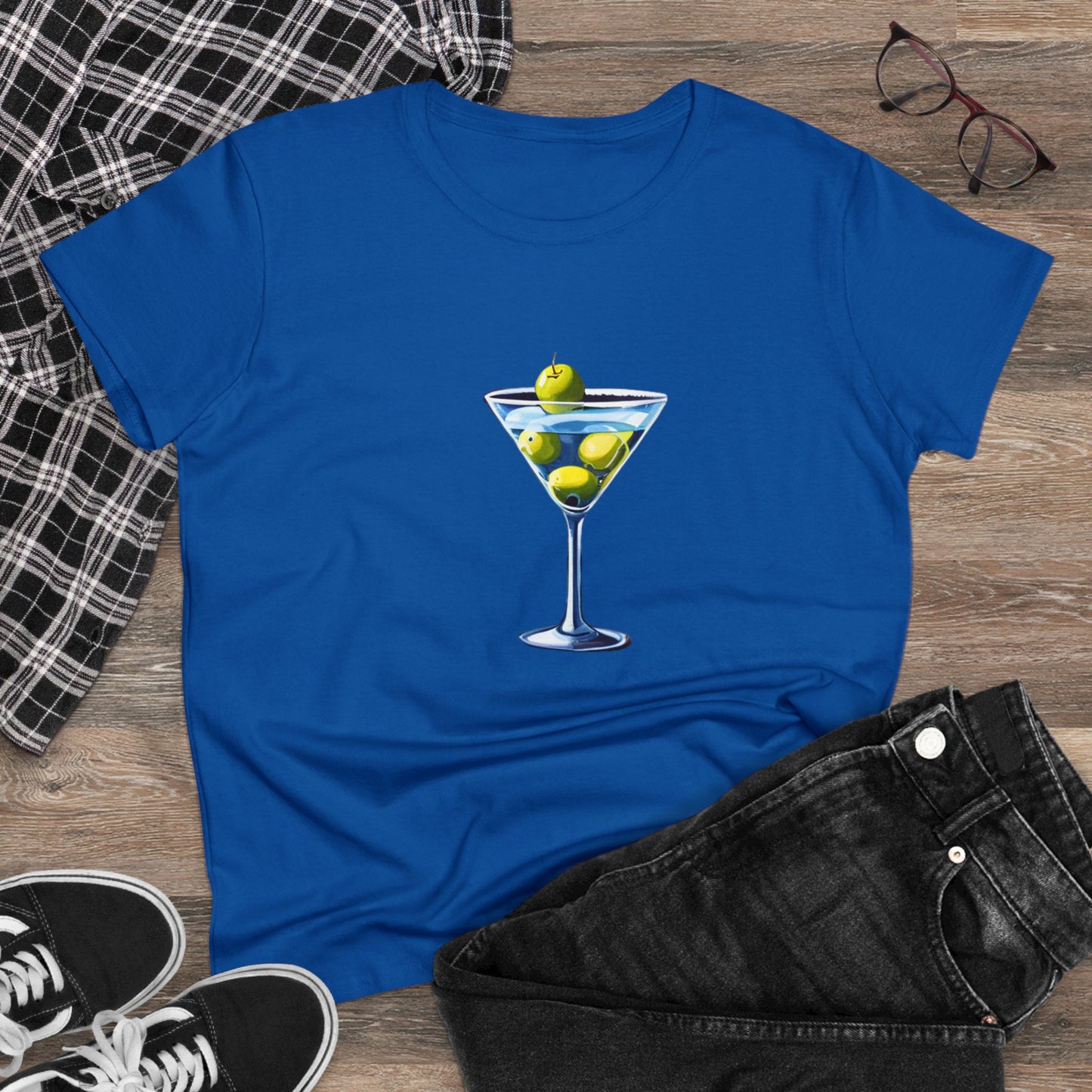 Martini T-Shirt, Women's Martini Cotton Tee