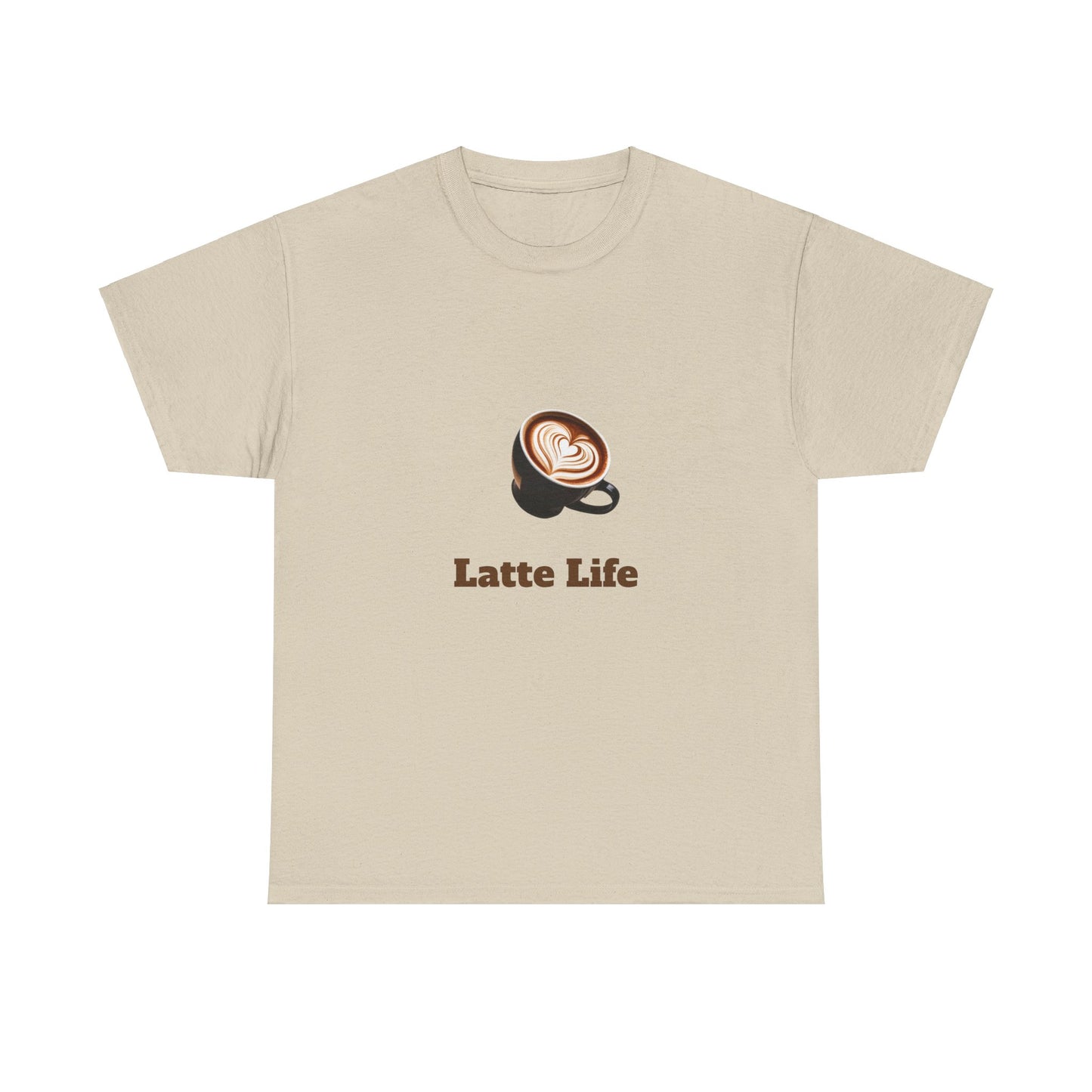 Latte Life tee, Coffee Shirt, Latte Top