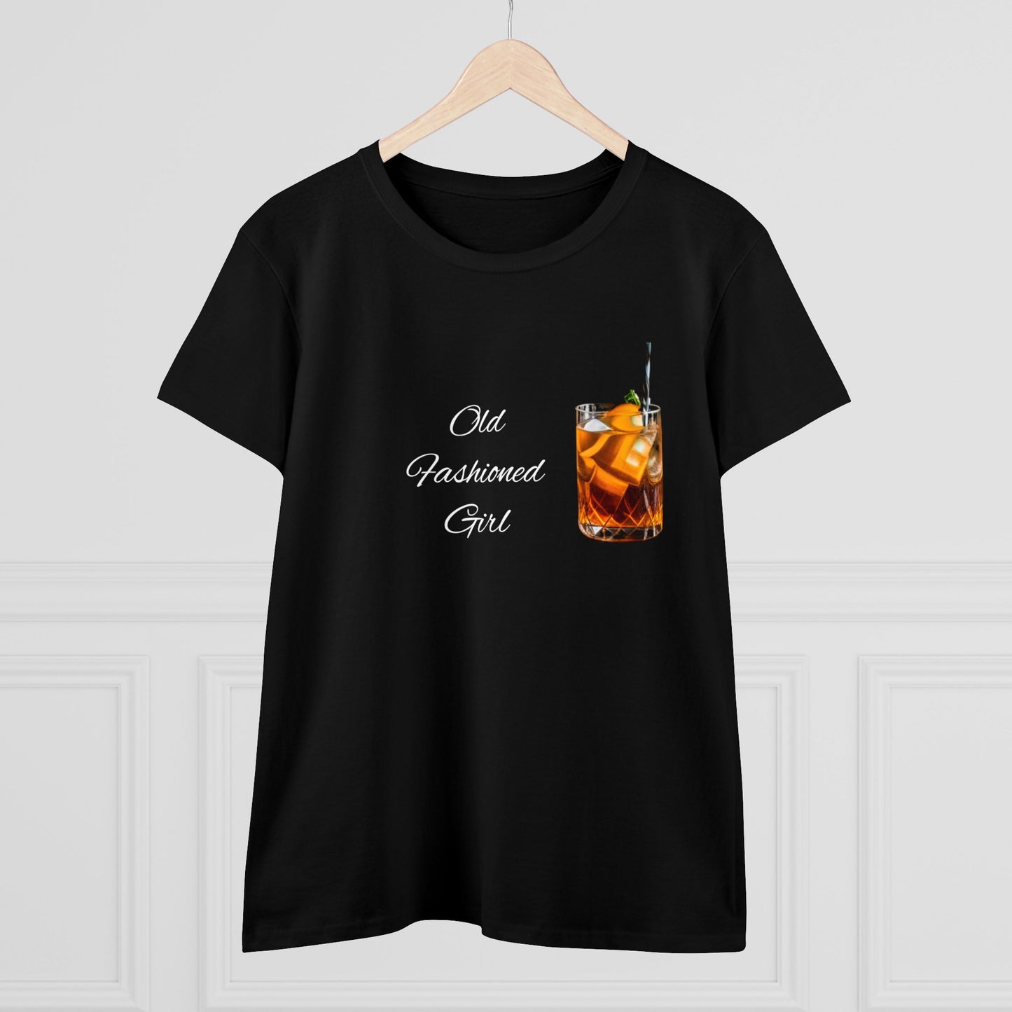 Old Fashioned Cocktail Cotton Tee | Cocktail Tshirt