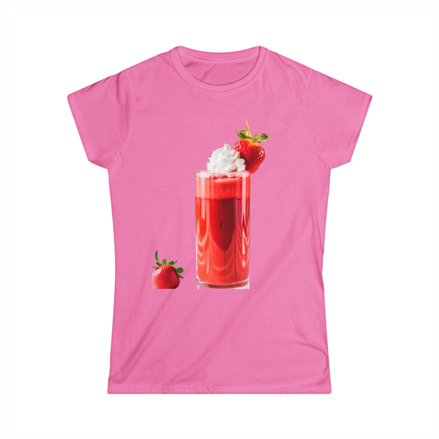 Strawberry Daiquiri Tee, Cocktail Apparel, Drink tee