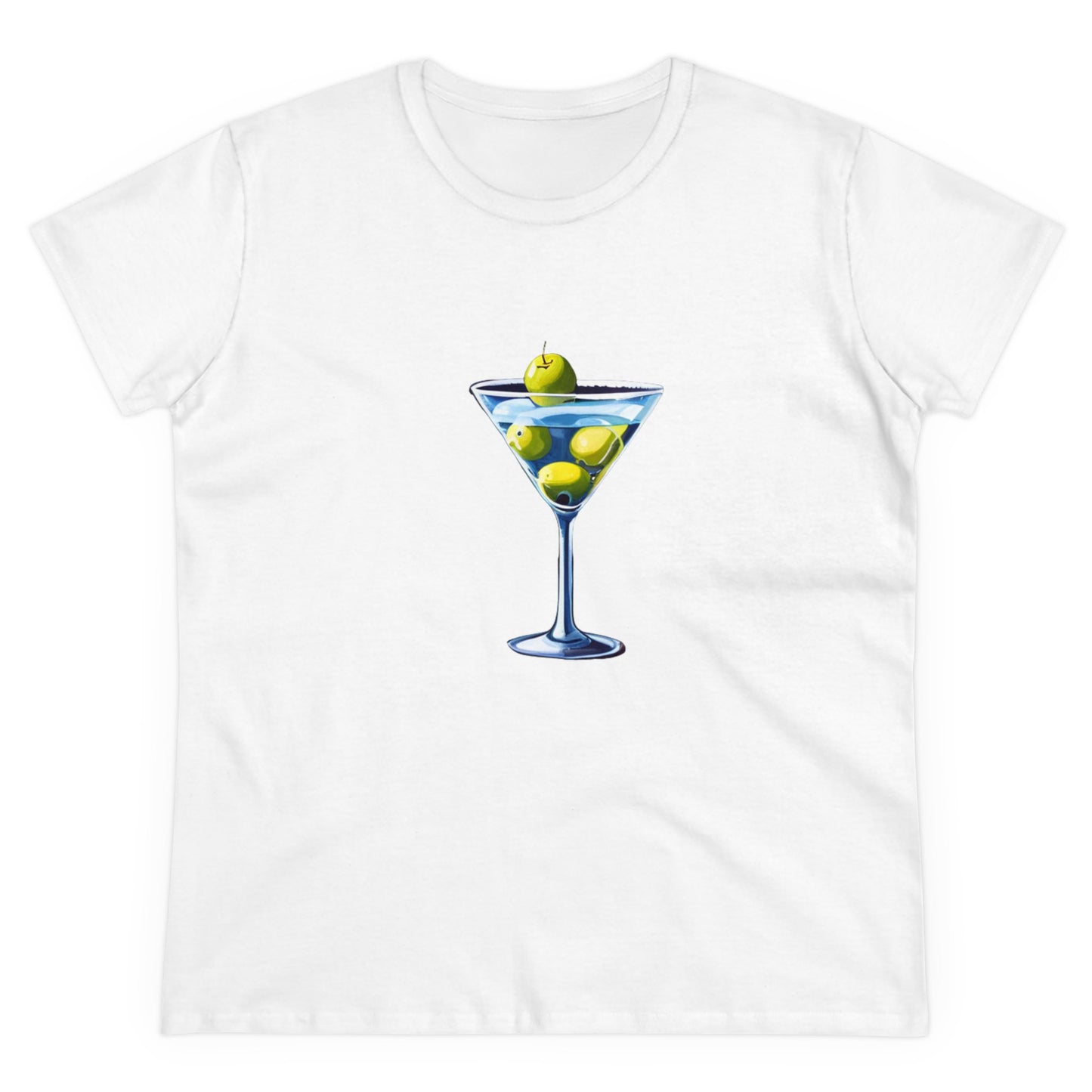 Martini T-Shirt, Women's Martini Cotton Tee