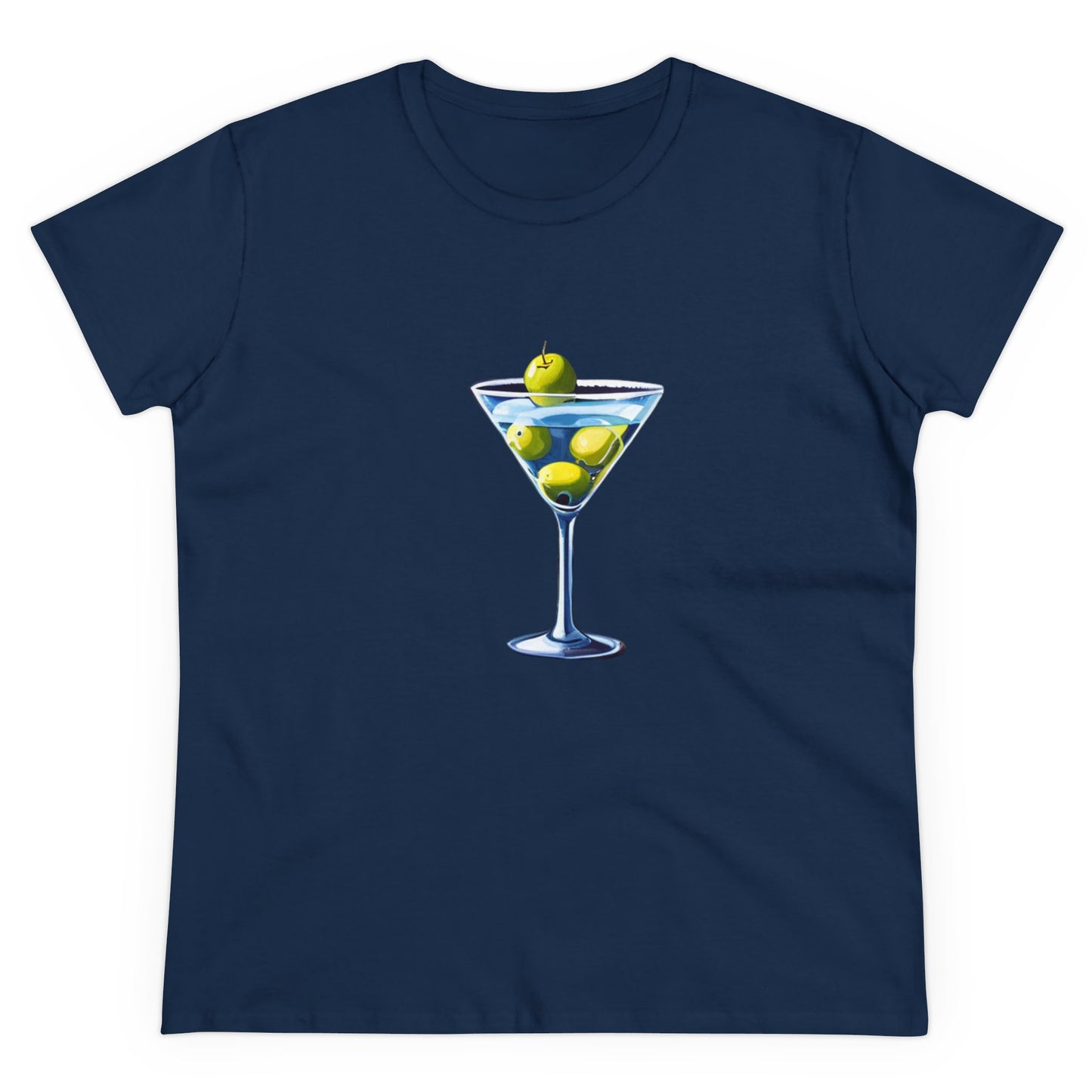 Martini T-Shirt, Women's Martini Cotton Tee