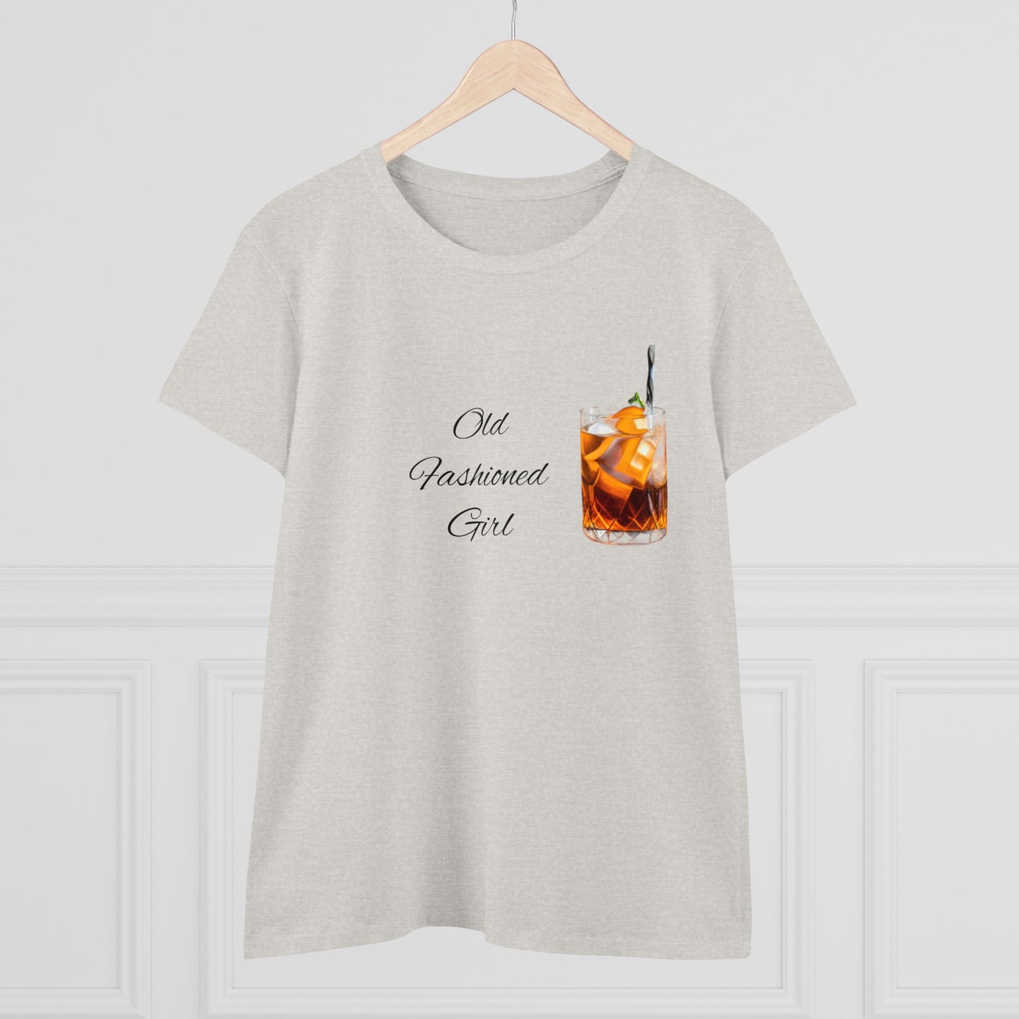Old Fashioned Cocktail Cotton Tee | Cocktail Tshirt