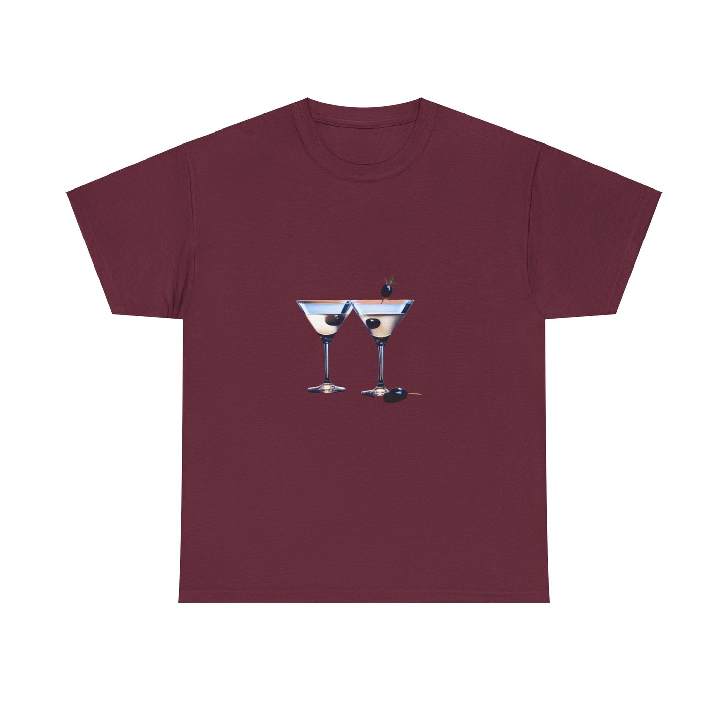 Martini Time top, Unisex Heavy Cotton Tee, Martini lover gifts