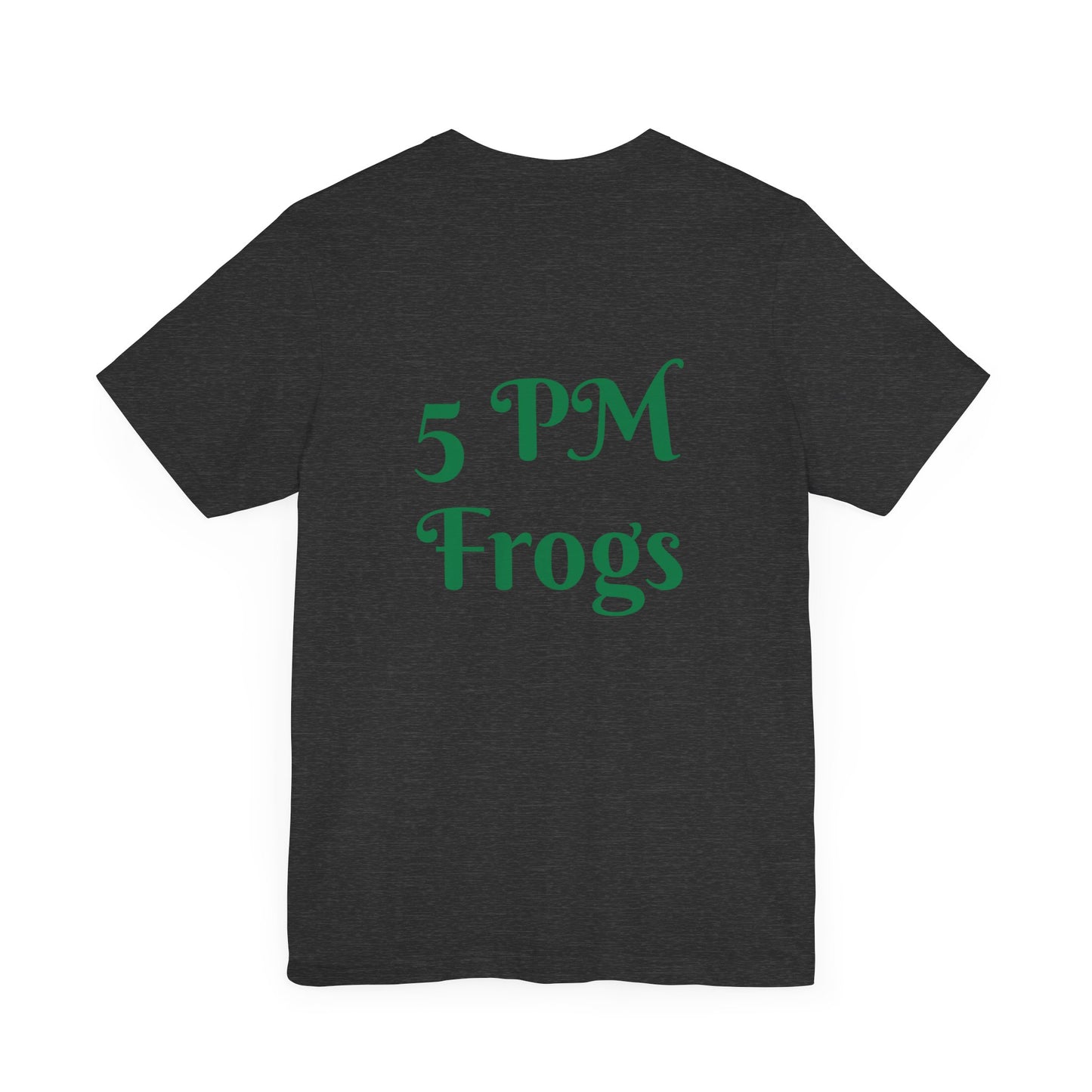 5 PM Frogs Short Sleeve Tee, Frog tee, Frog theme