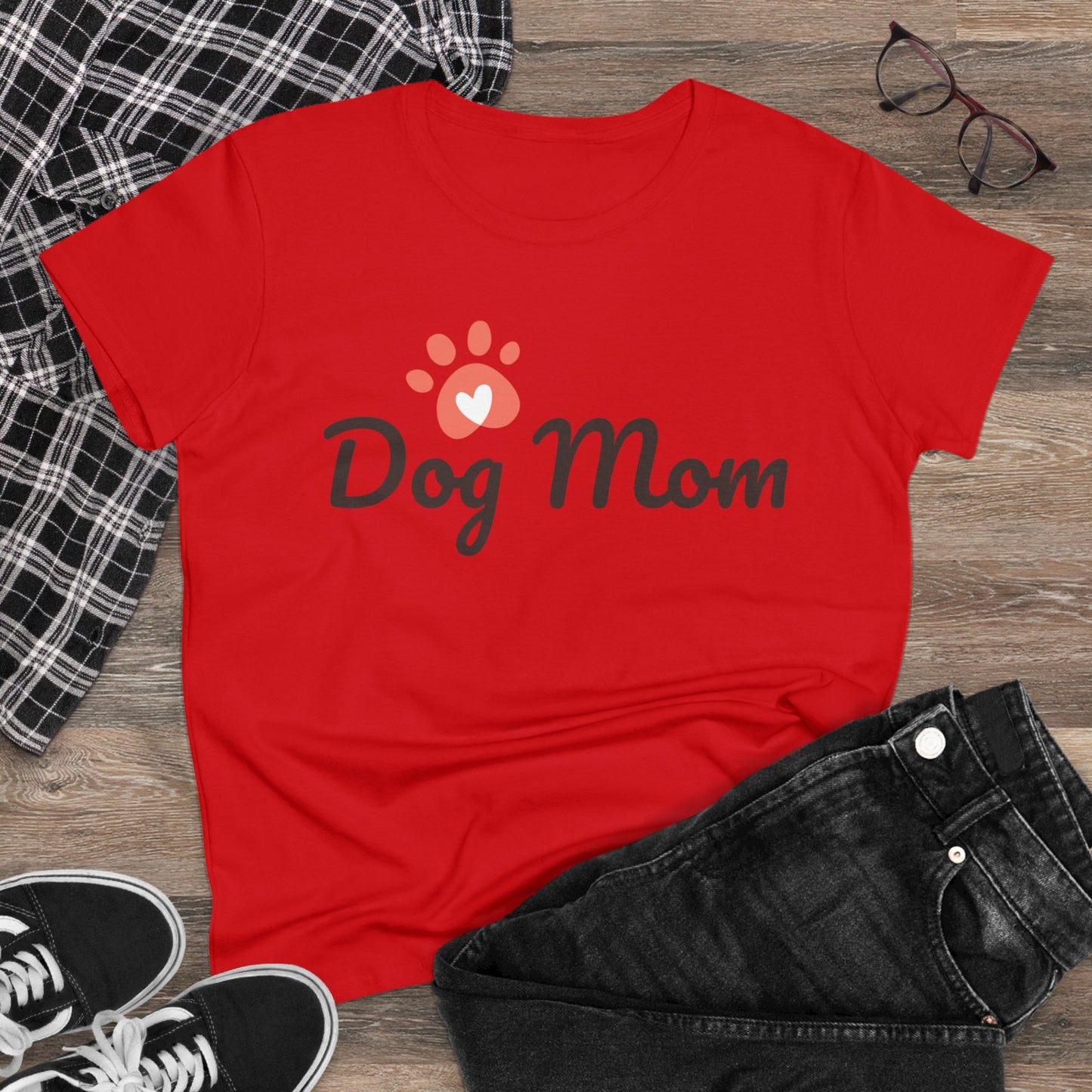 Dog Mom T-shirt, Women's dog mom Tee, Dog Lover Gifts