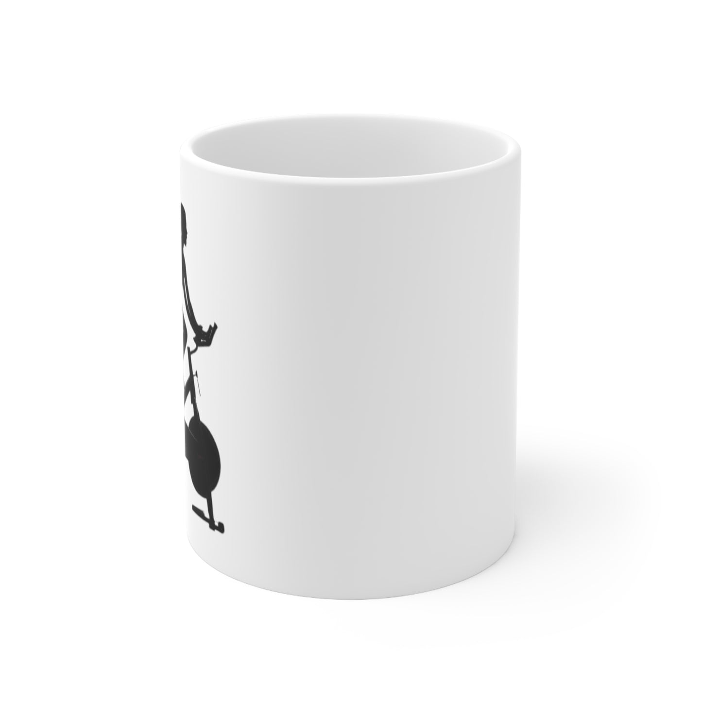 Spin Bike Ceramic Mug 11oz, Spin class gifts