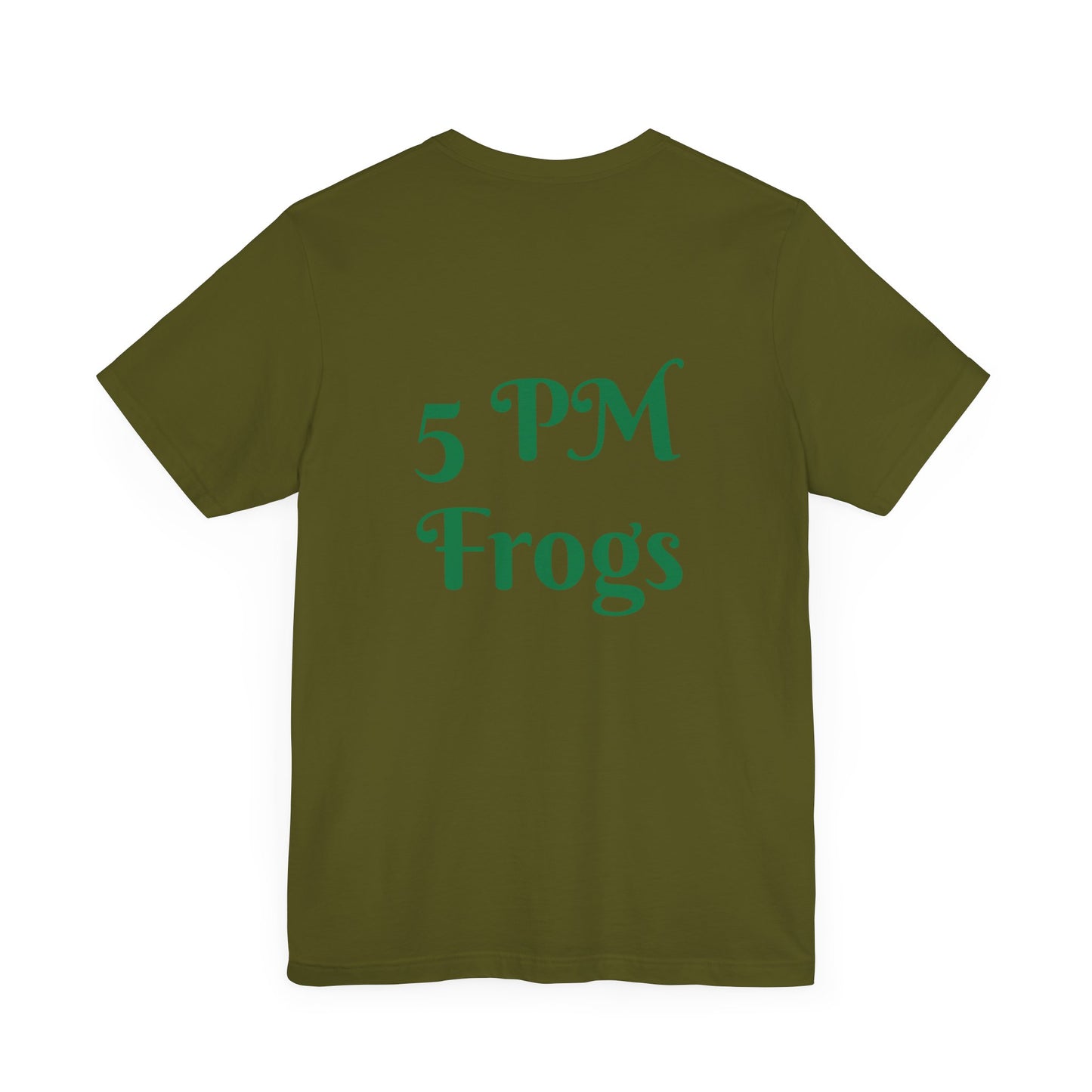 5 PM Frogs Short Sleeve Tee, Frog tee, Frog theme