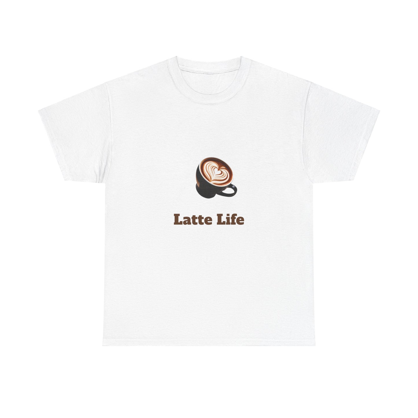 Latte Life tee, Coffee Shirt, Latte Top
