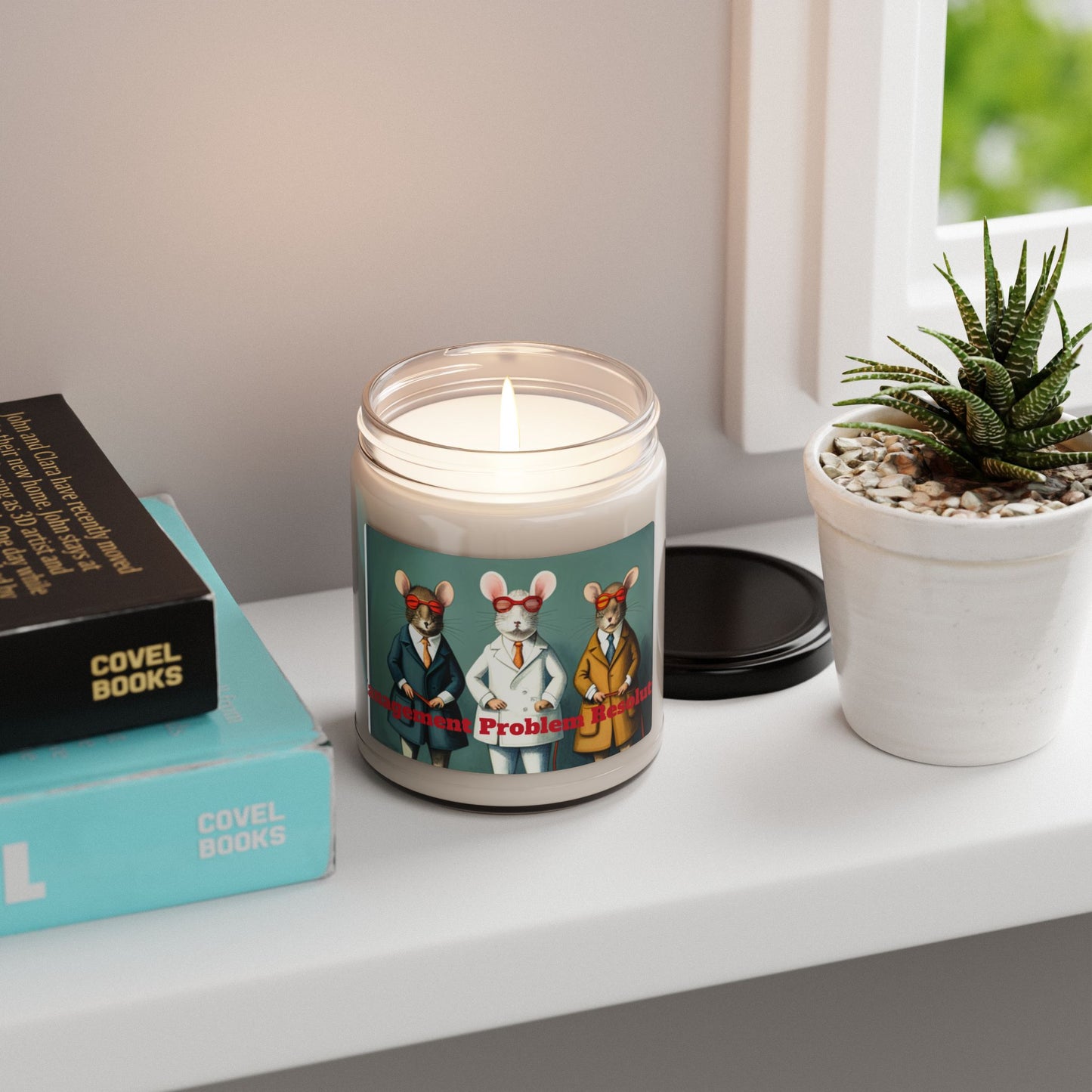 Blind Mice Management | Soy Candle, 9oz | Funny Candle