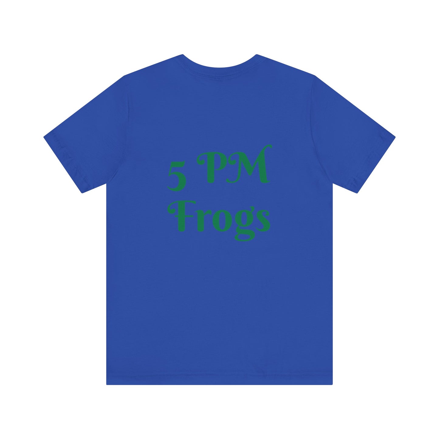 5 PM Frogs Short Sleeve Tee, Frog tee, Frog theme