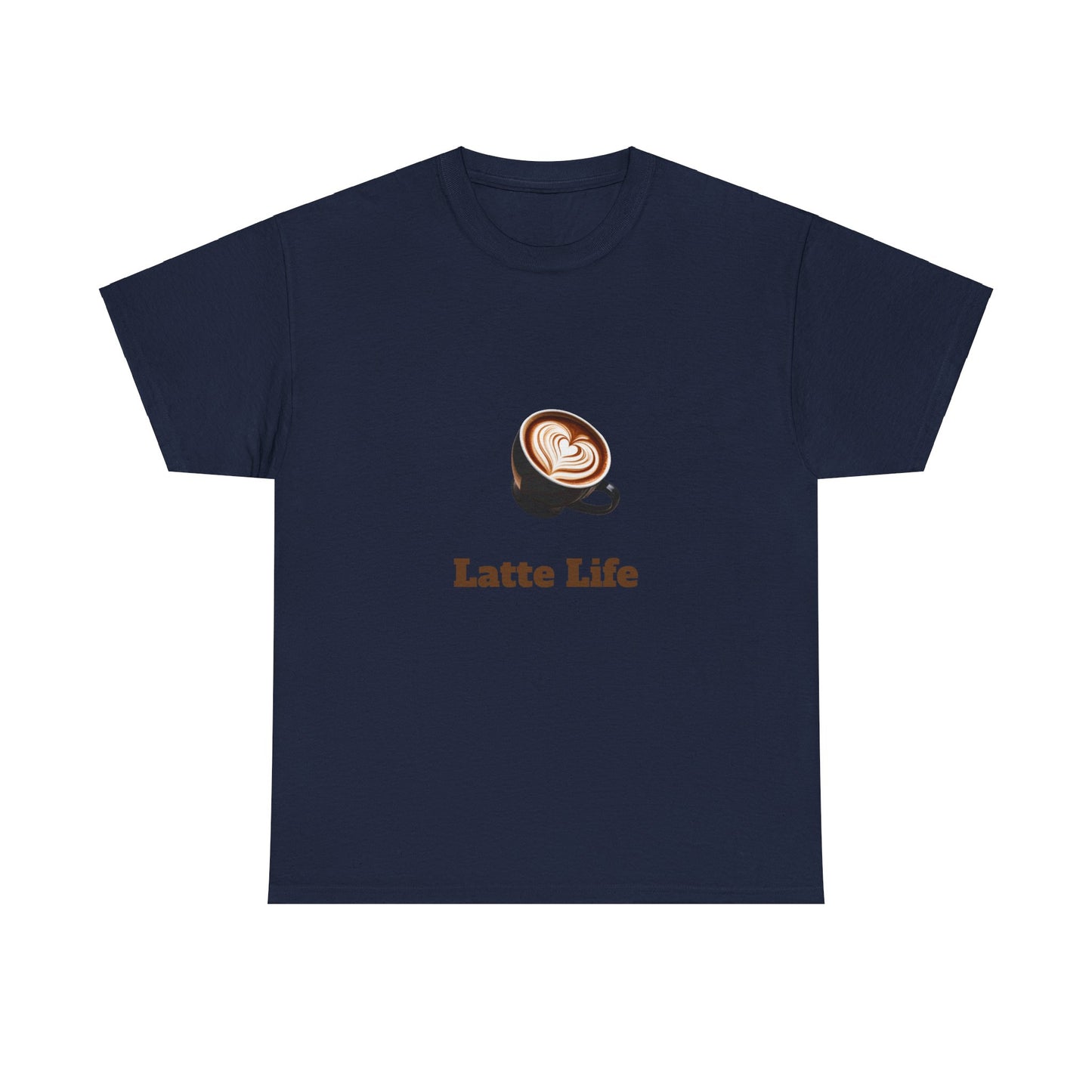 Latte Life tee, Coffee Shirt, Latte Top
