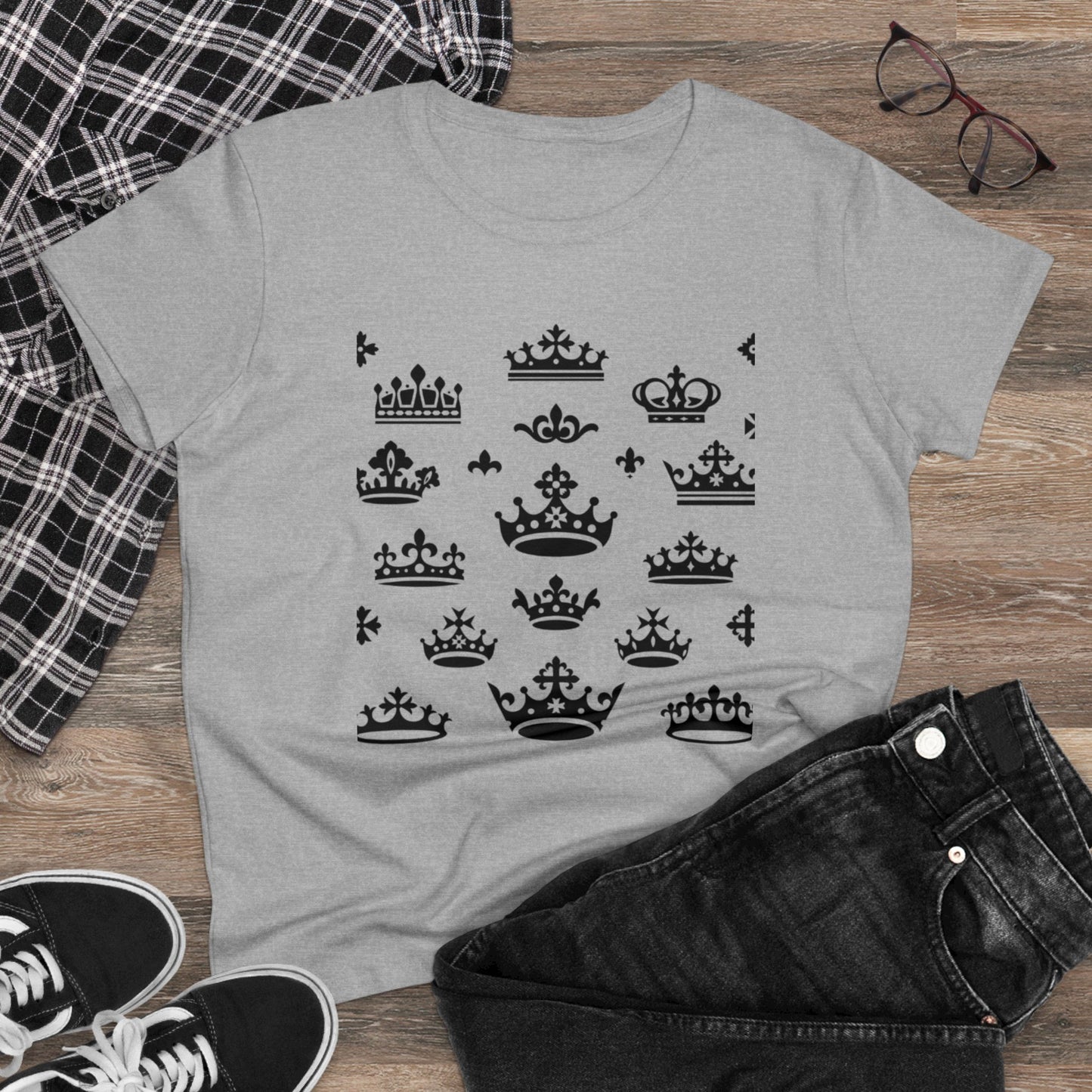 Crown life Cotton Tee, Queen Shirt, Crown Life shirt