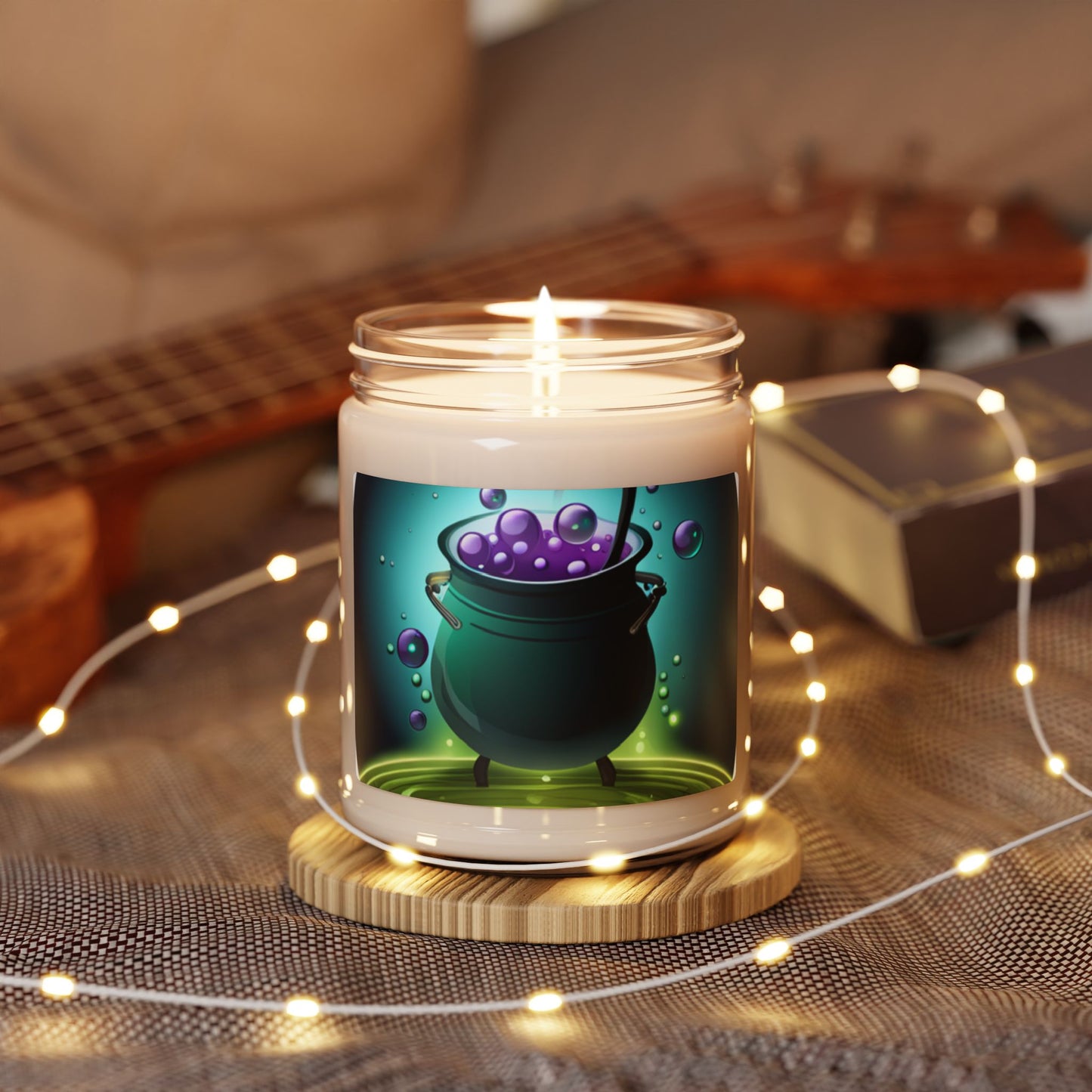 Witches Cauldron Scented Soy Candle, 9oz, Candles,