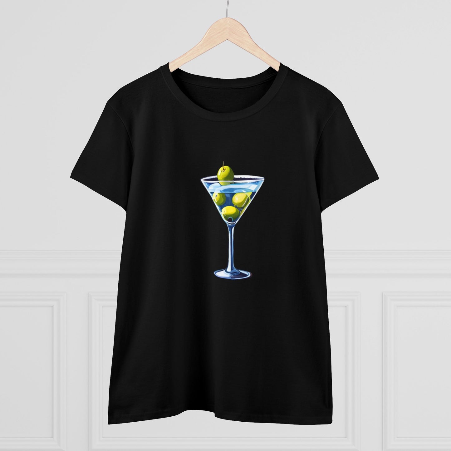Martini T-Shirt, Women's Martini Cotton Tee