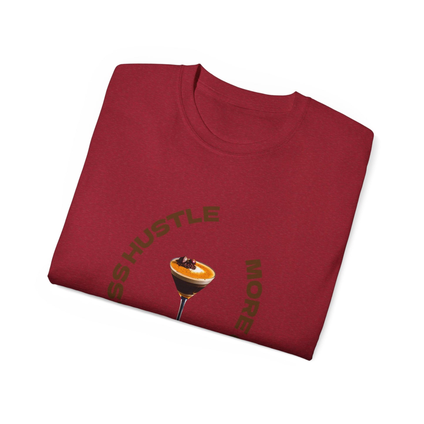 Coffee Lovers Unisex Tee - Less Hustle More Coffee Shirt, Casual Wear, Gift for Baristas, Coffee Addicts, Funny T-Shirt, Everyday Style