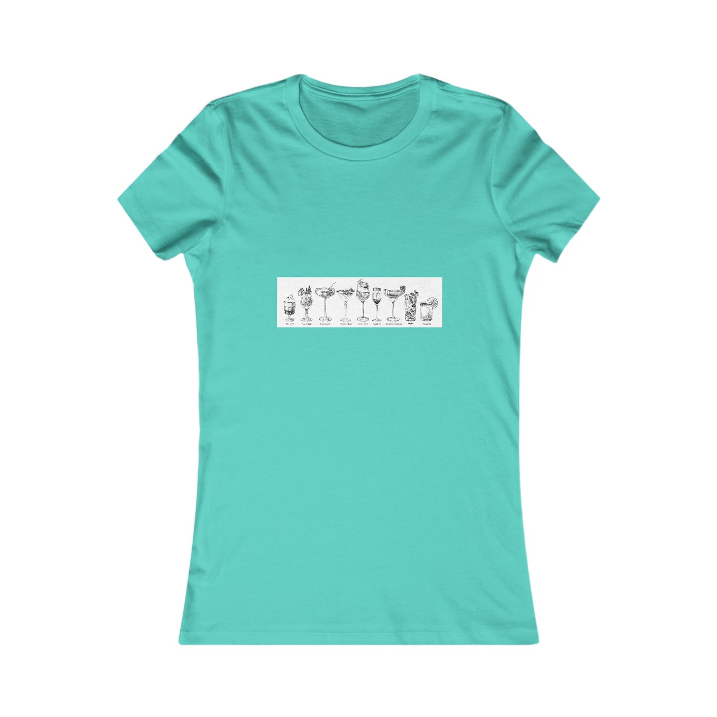 Cocktail Shirt, Women's cocktails Tee, fun shirt, Bartender Gift