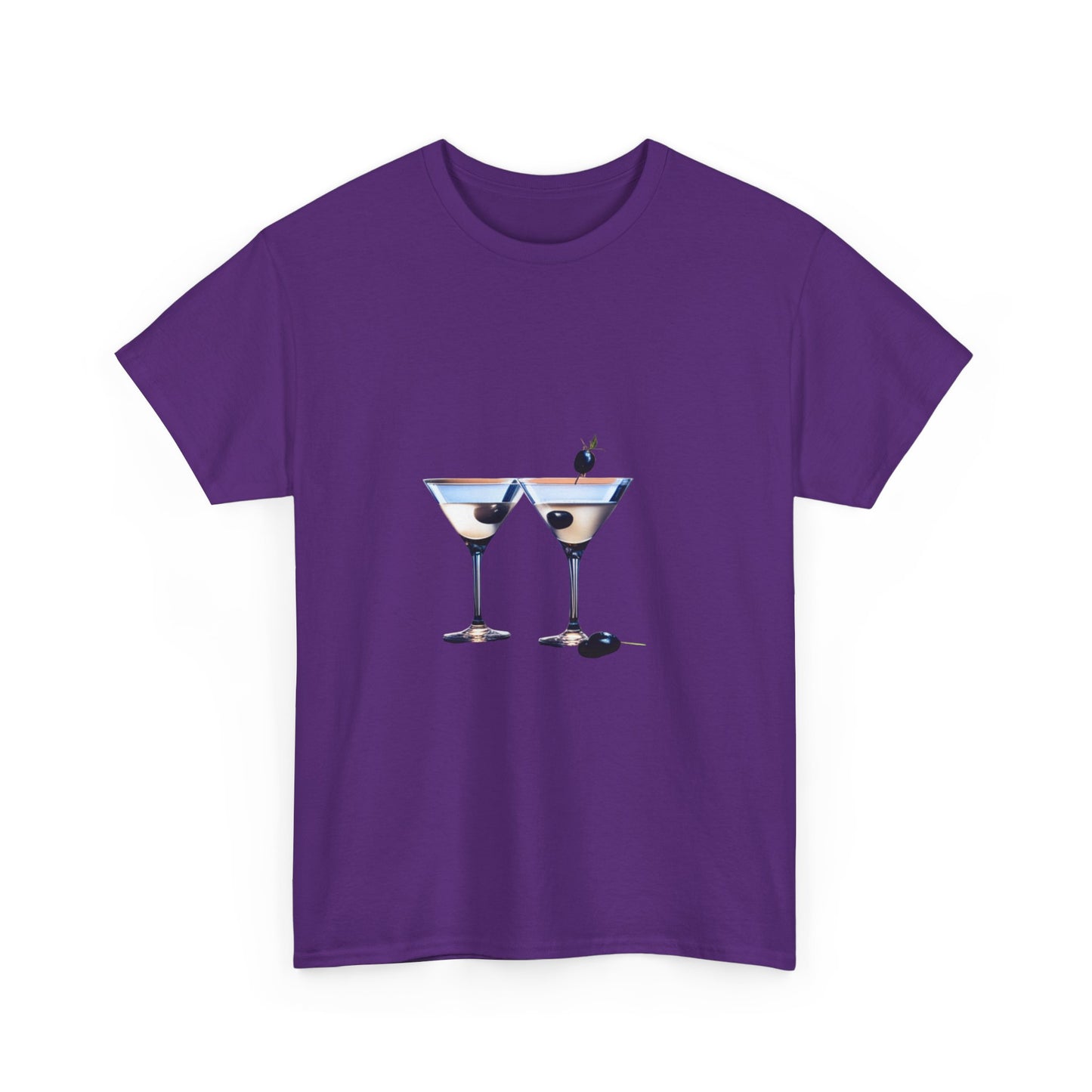 Martini Time top, Unisex Heavy Cotton Tee, Martini lover gifts