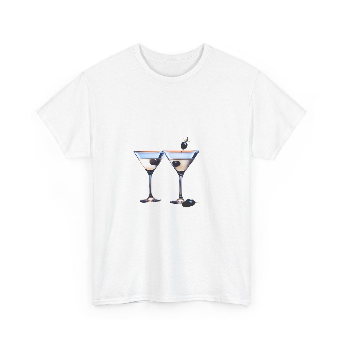 Martini Time top, Unisex Heavy Cotton Tee, Martini lover gifts