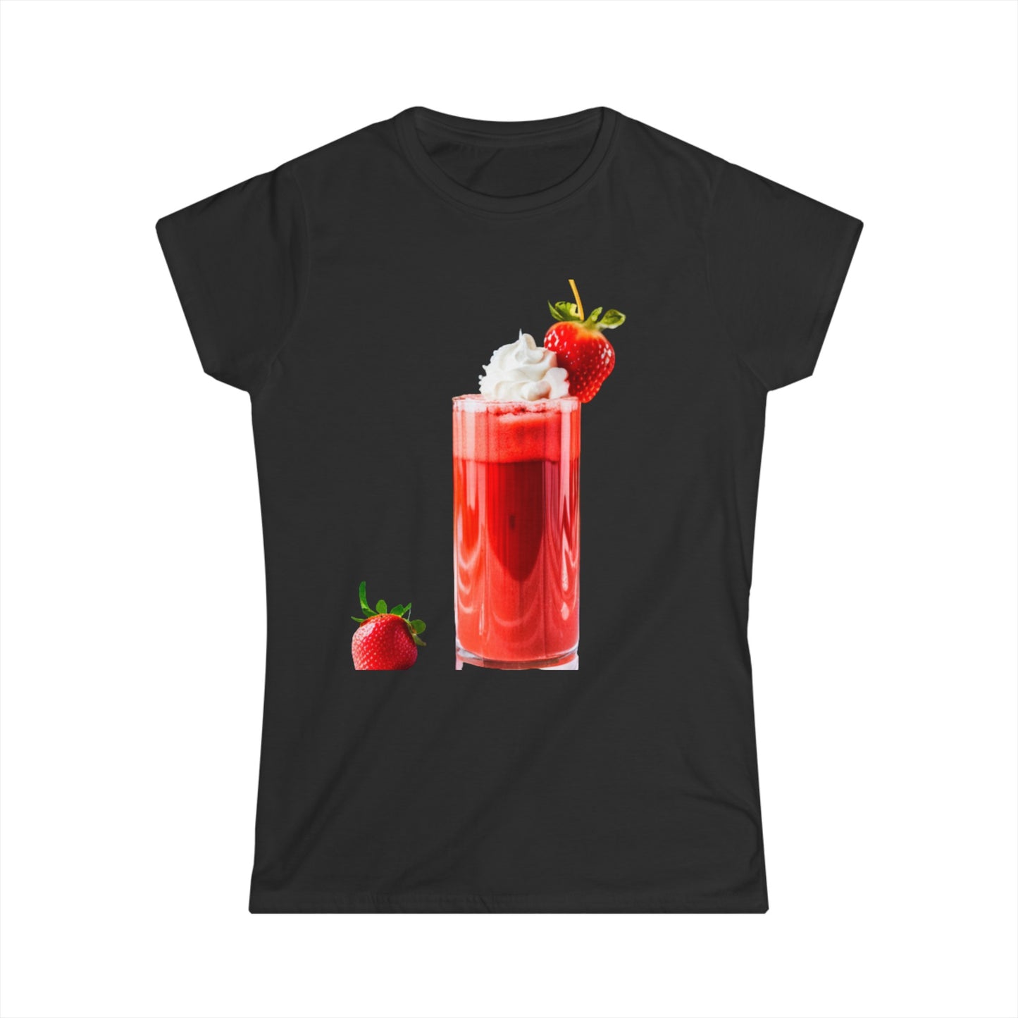 Strawberry Daiquiri Tee, Cocktail Apparel, Drink tee