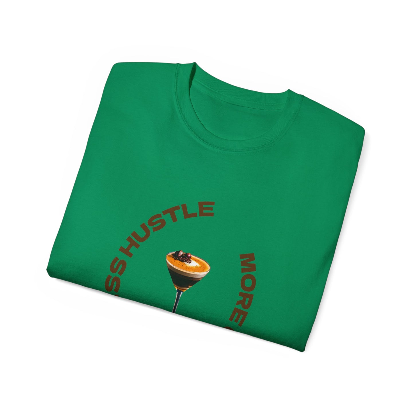 Coffee Lovers Unisex Tee - Less Hustle More Coffee Shirt, Casual Wear, Gift for Baristas, Coffee Addicts, Funny T-Shirt, Everyday Style