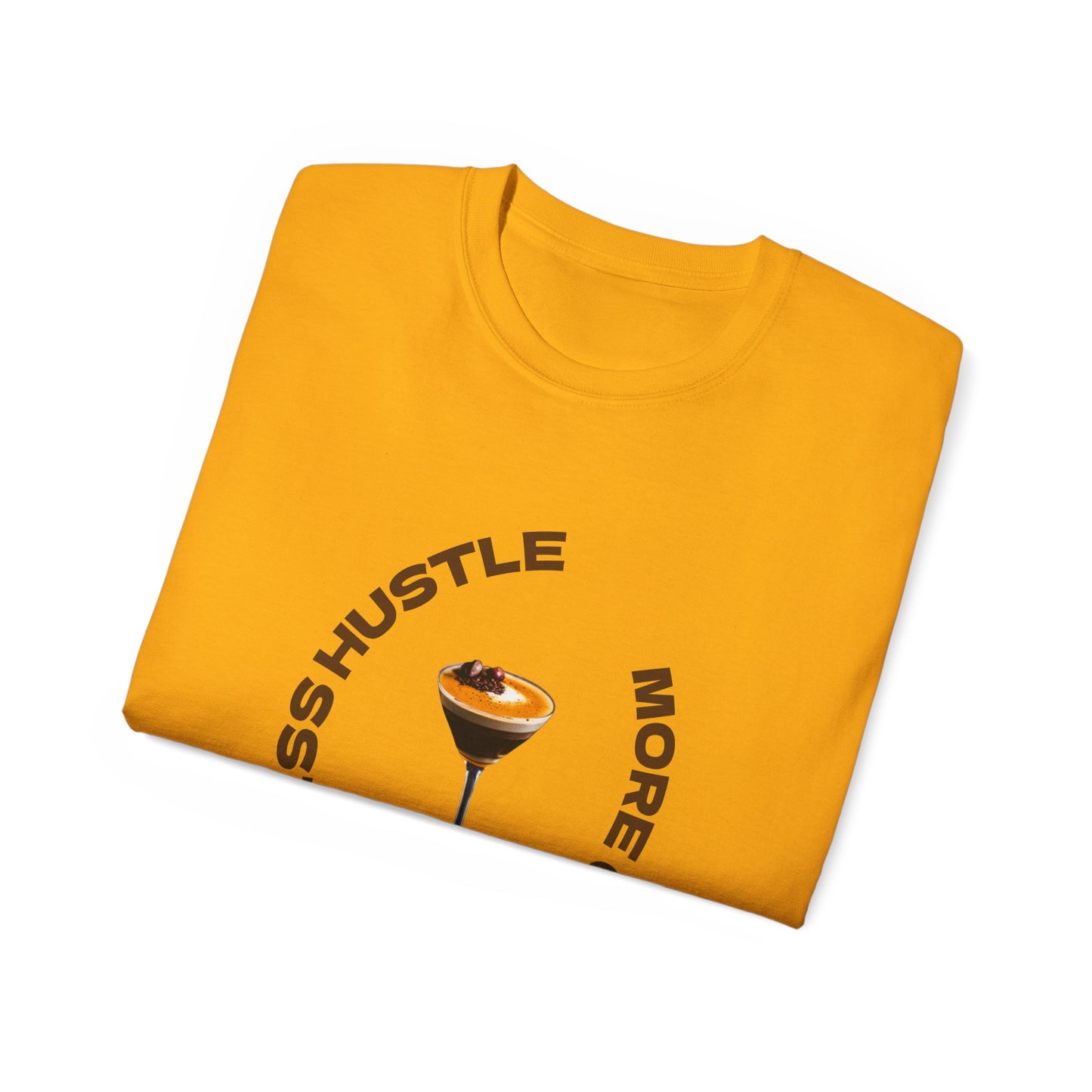 Coffee Lovers Unisex Tee - Less Hustle More Coffee Shirt, Casual Wear, Gift for Baristas, Coffee Addicts, Funny T-Shirt, Everyday Style