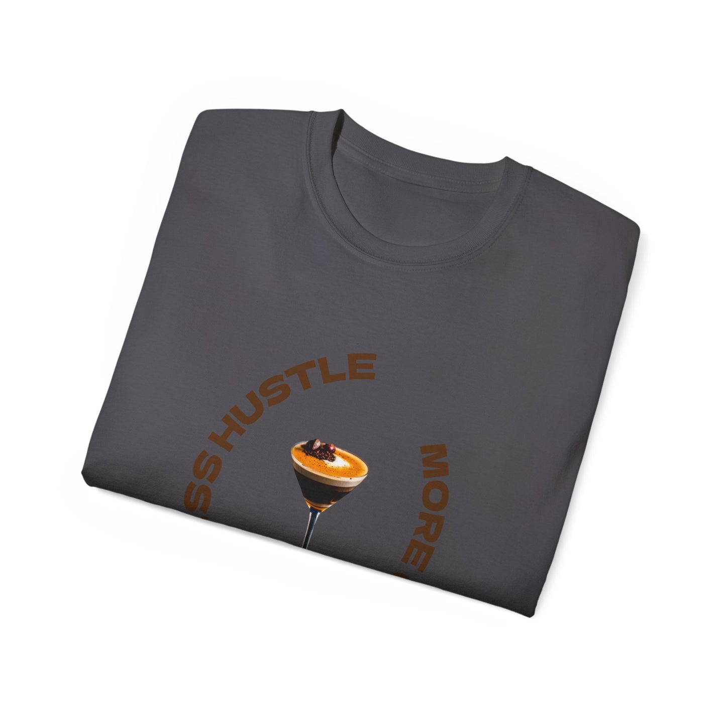 Coffee Lovers Unisex Tee - Less Hustle More Coffee Shirt, Casual Wear, Gift for Baristas, Coffee Addicts, Funny T-Shirt, Everyday Style