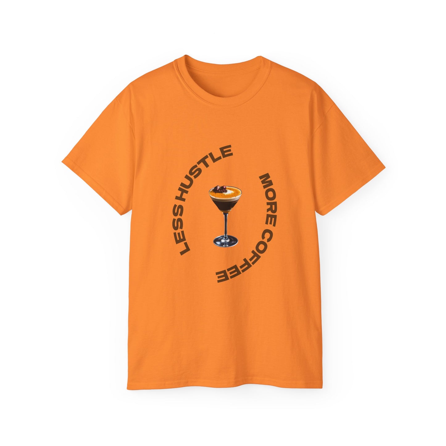 Coffee Lovers Unisex Tee - Less Hustle More Coffee Shirt, Casual Wear, Gift for Baristas, Coffee Addicts, Funny T-Shirt, Everyday Style