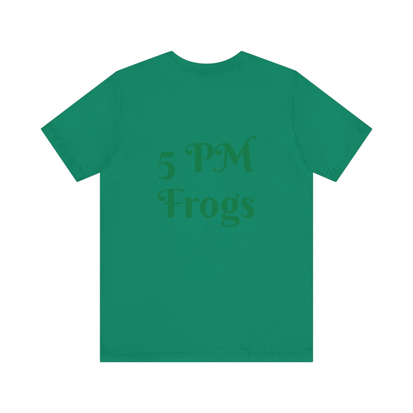 5 PM Frogs Short Sleeve Tee, Frog tee, Frog theme