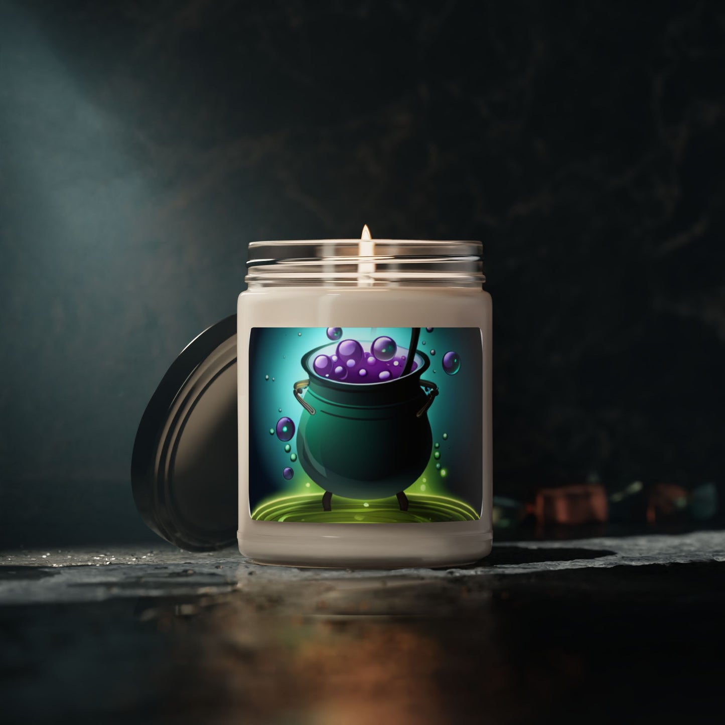 Witches Cauldron Scented Soy Candle, 9oz, Candles,