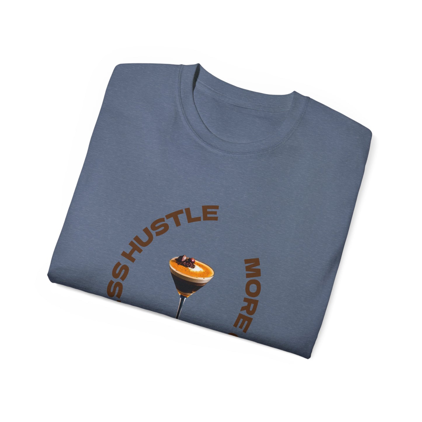 Coffee Lovers Unisex Tee - Less Hustle More Coffee Shirt, Casual Wear, Gift for Baristas, Coffee Addicts, Funny T-Shirt, Everyday Style