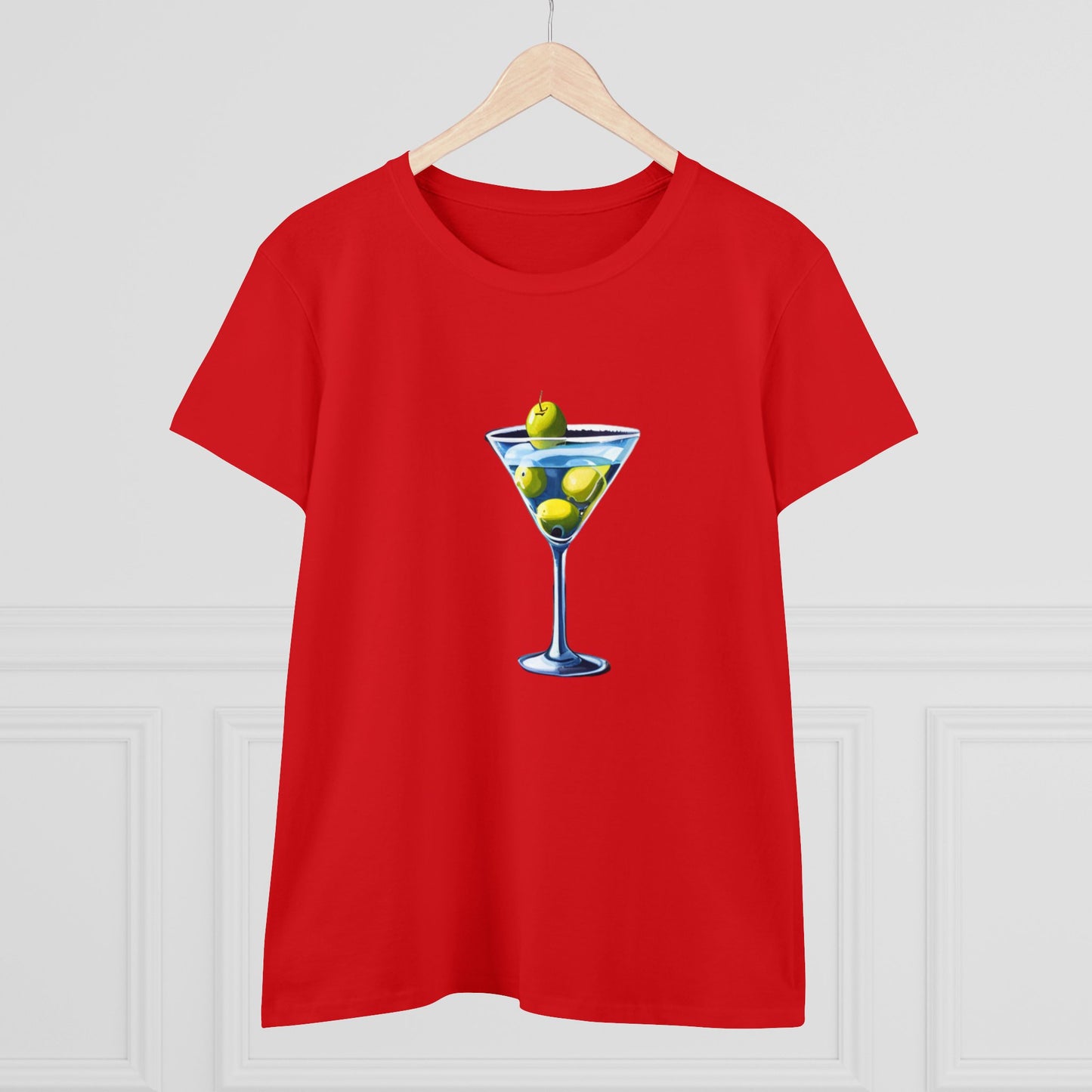 Martini T-Shirt, Women's Martini Cotton Tee