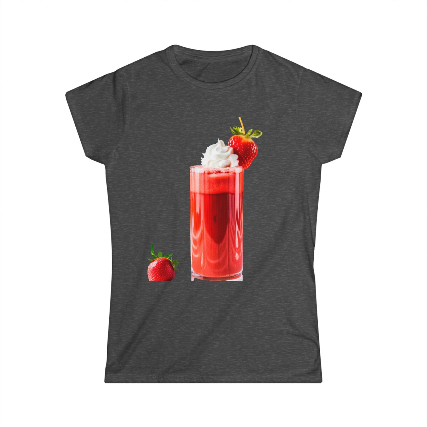 Strawberry Daiquiri Tee, Cocktail Apparel, Drink tee