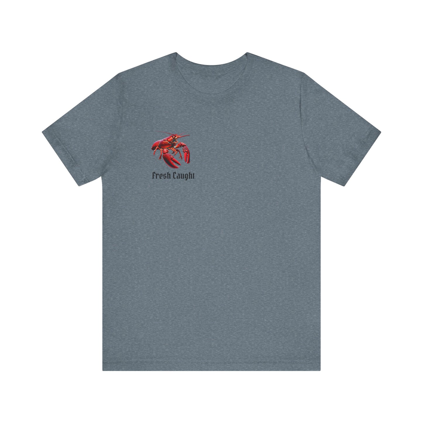T-Shirt with Lobster Design, Casual Wear, Beach Trip Essential, Seafood Lover Gift, Summer Vibes, Fun Fishing Tee