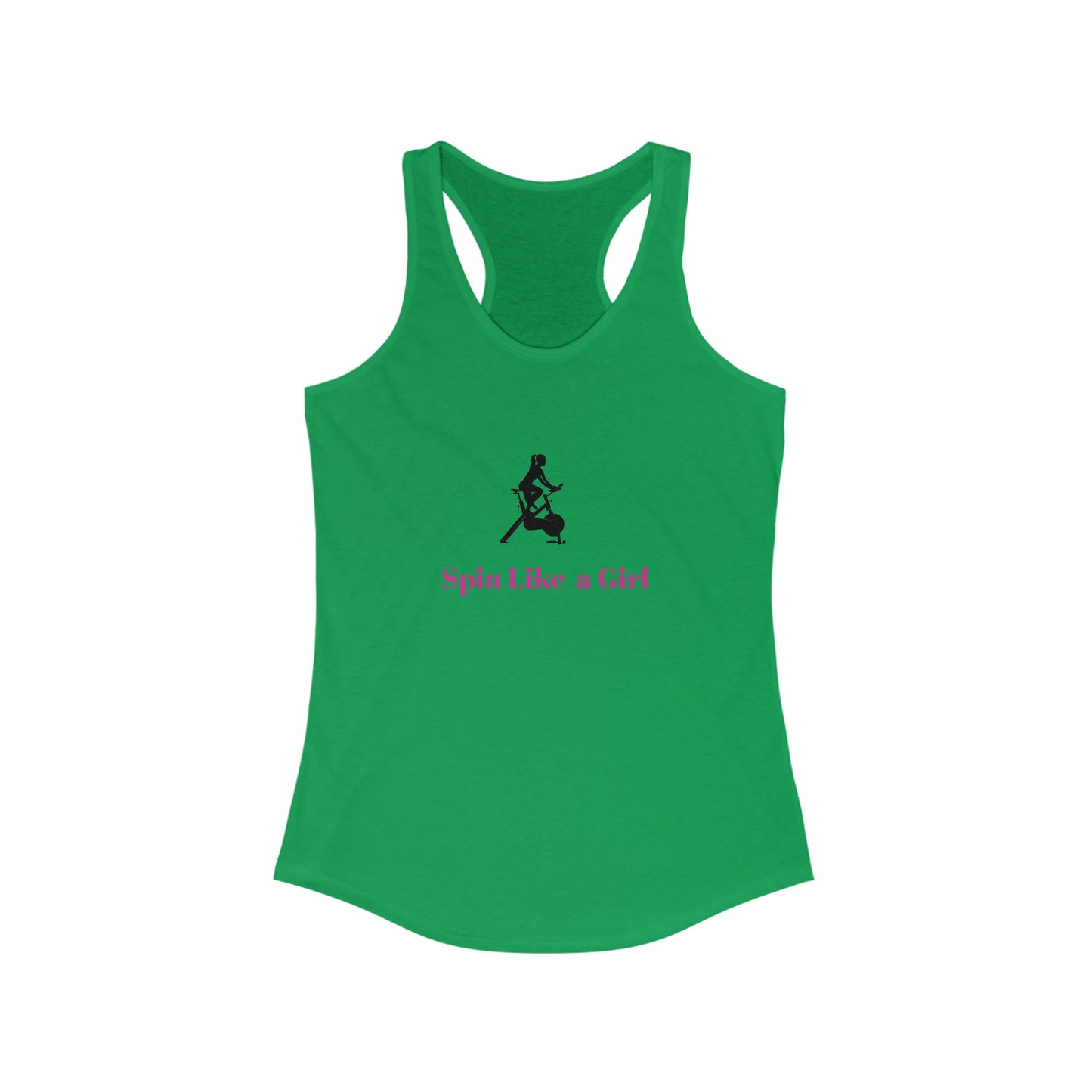 Women's Spin Like A Girl Tank, Spin class top, Les Mills Spin class fan gifts