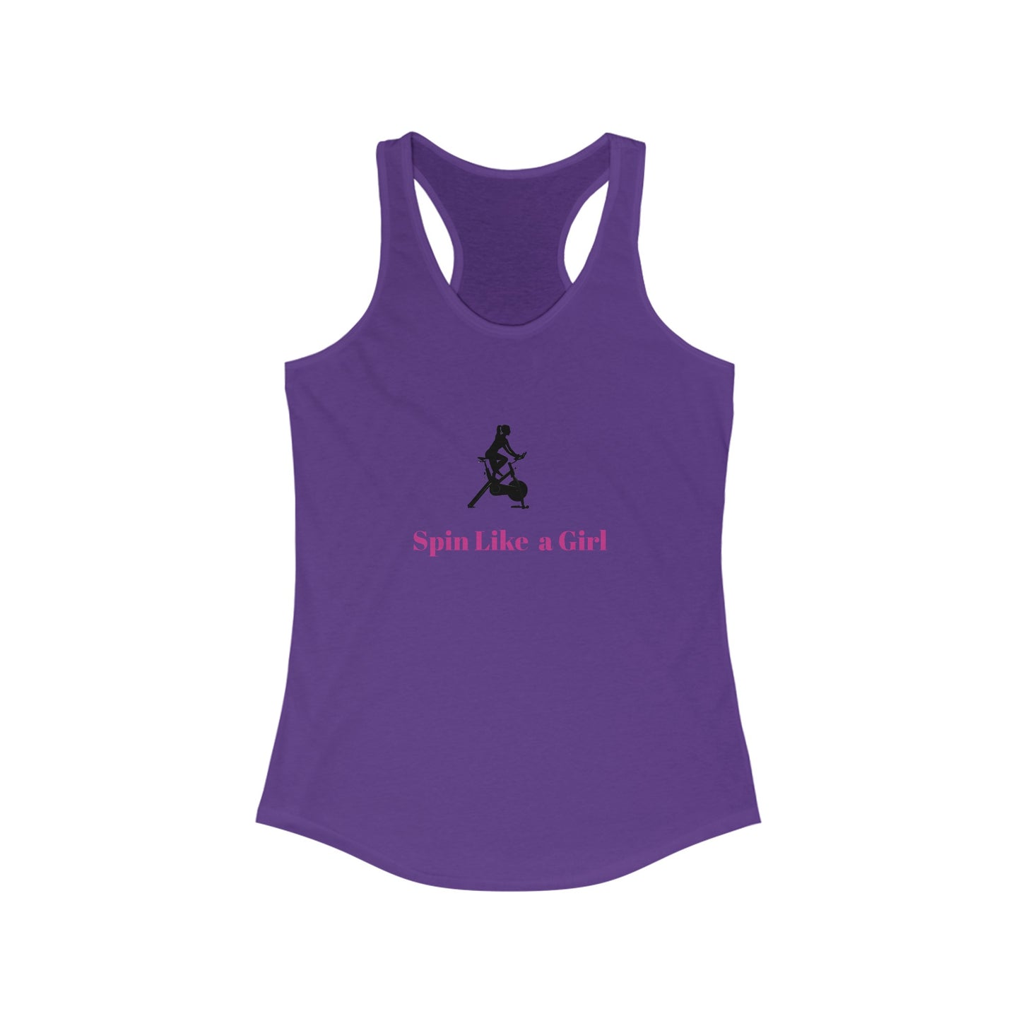 Women's Spin Like A Girl Tank, Spin class top, Les Mills Spin class fan gifts