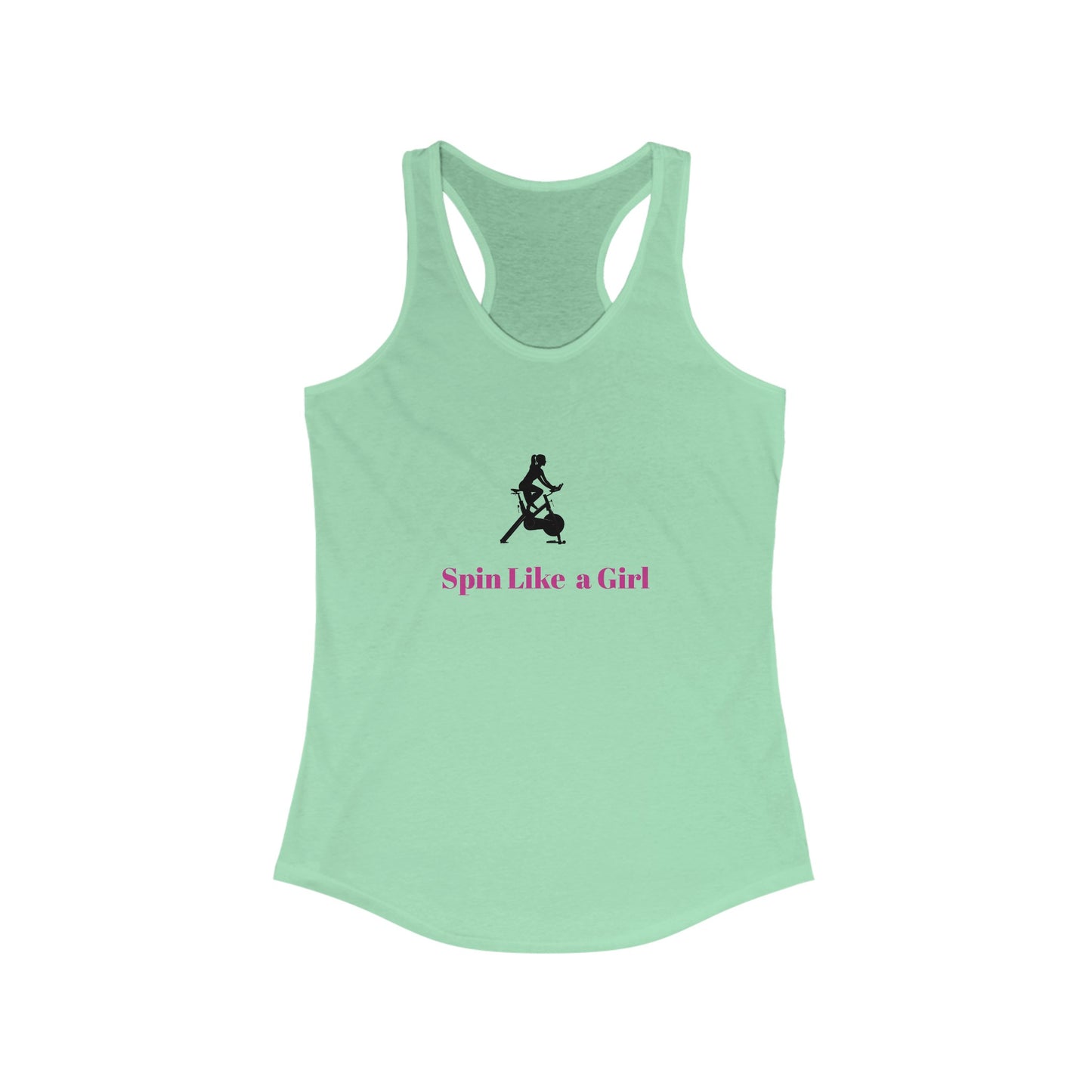 Women's Spin Like A Girl Tank, Spin class top, Les Mills Spin class fan gifts