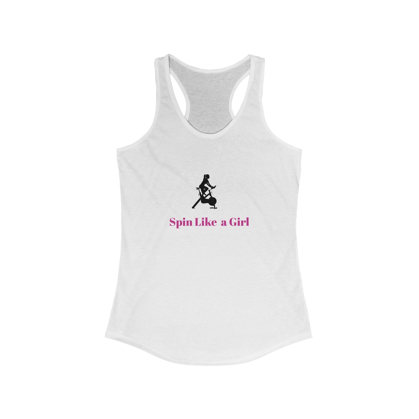 Women's Spin Like A Girl Tank, Spin class top, Les Mills Spin class fan gifts