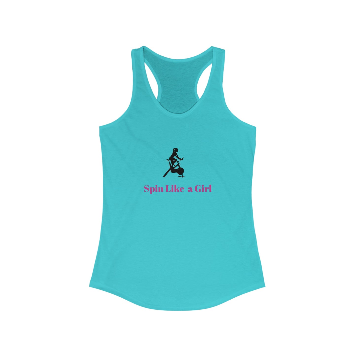 Women's Spin Like A Girl Tank, Spin class top, Les Mills Spin class fan gifts