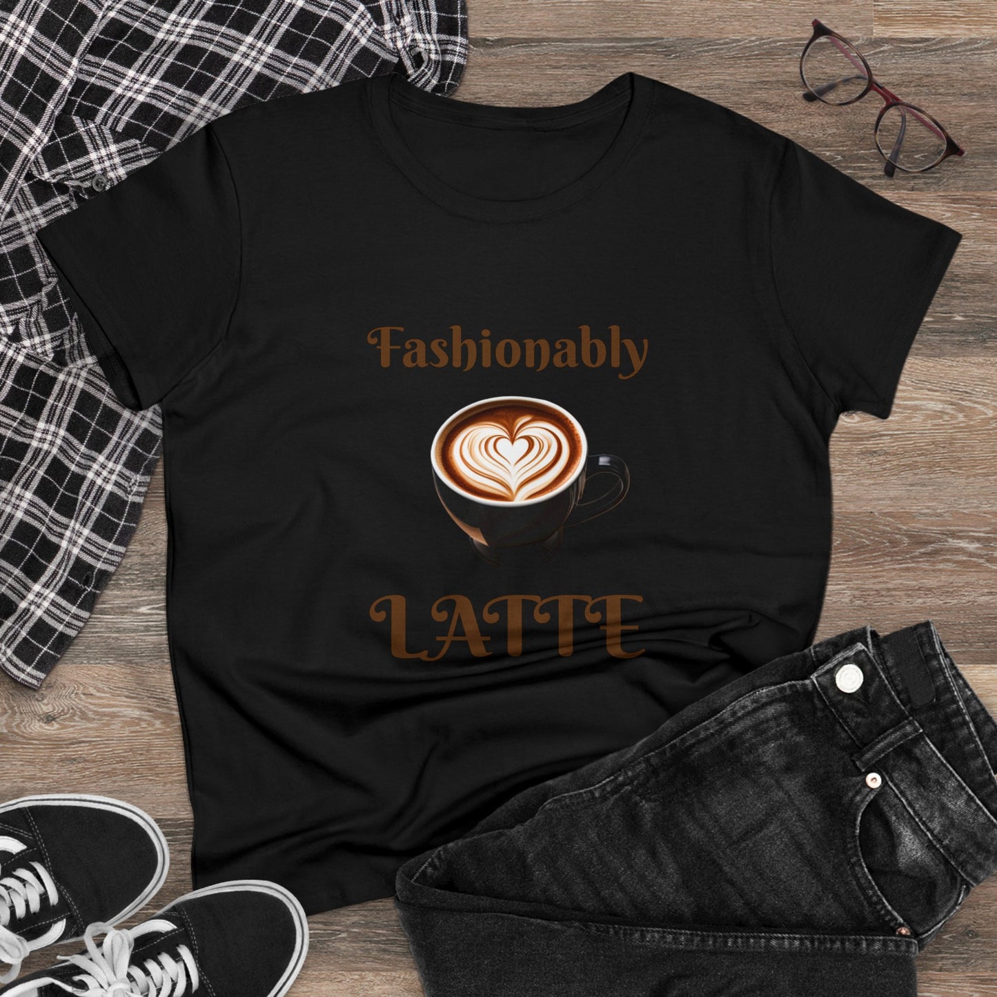 Latte T-shirt, Coffee Lover top - Latte Gifts - Latte Apparel
