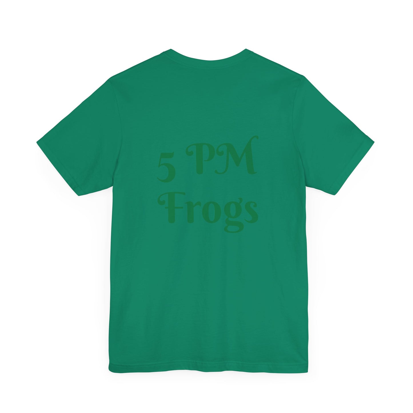 5 PM Frogs Short Sleeve Tee, Frog tee, Frog theme