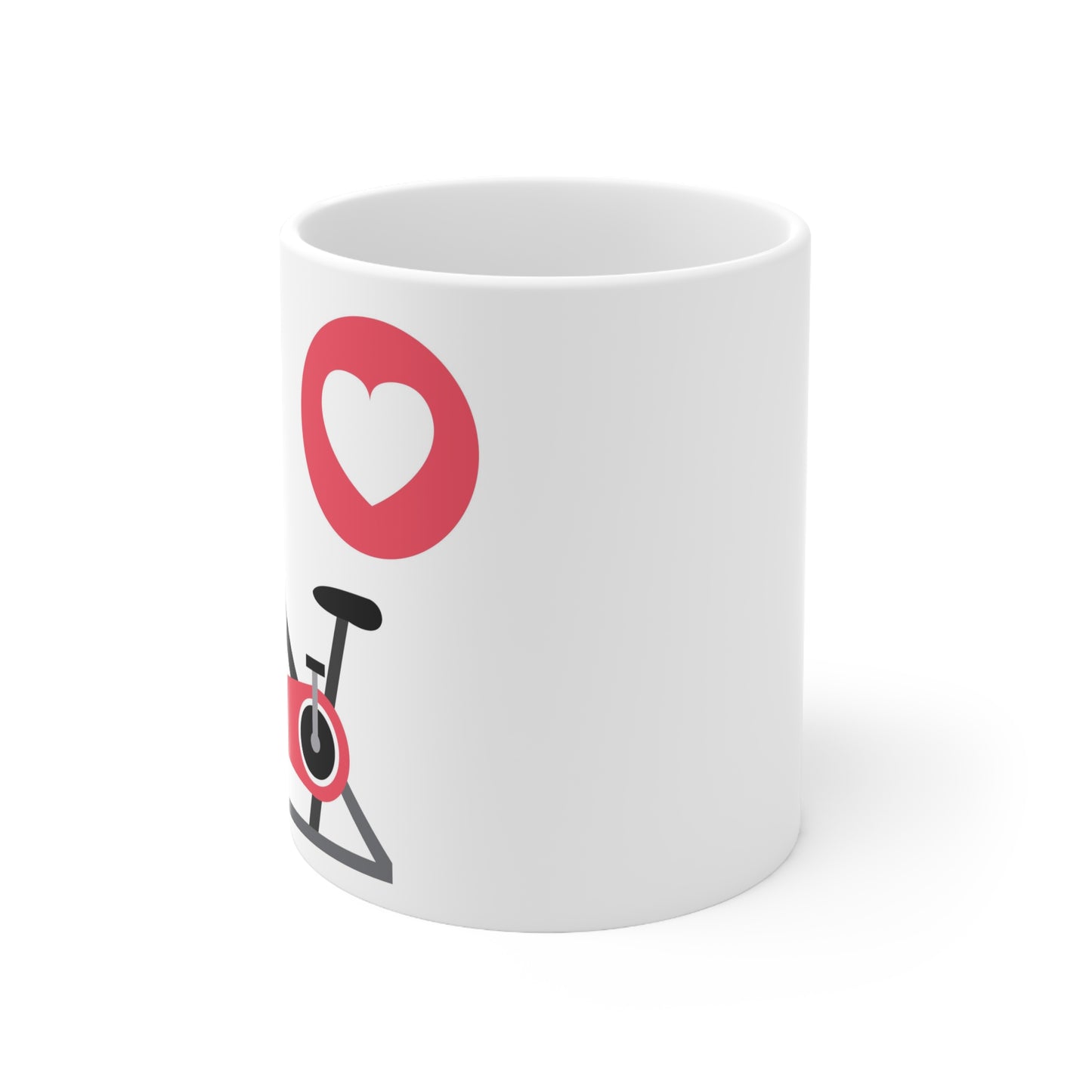Spin bike mug, Spin class gift, Ceramic Mug 11oz