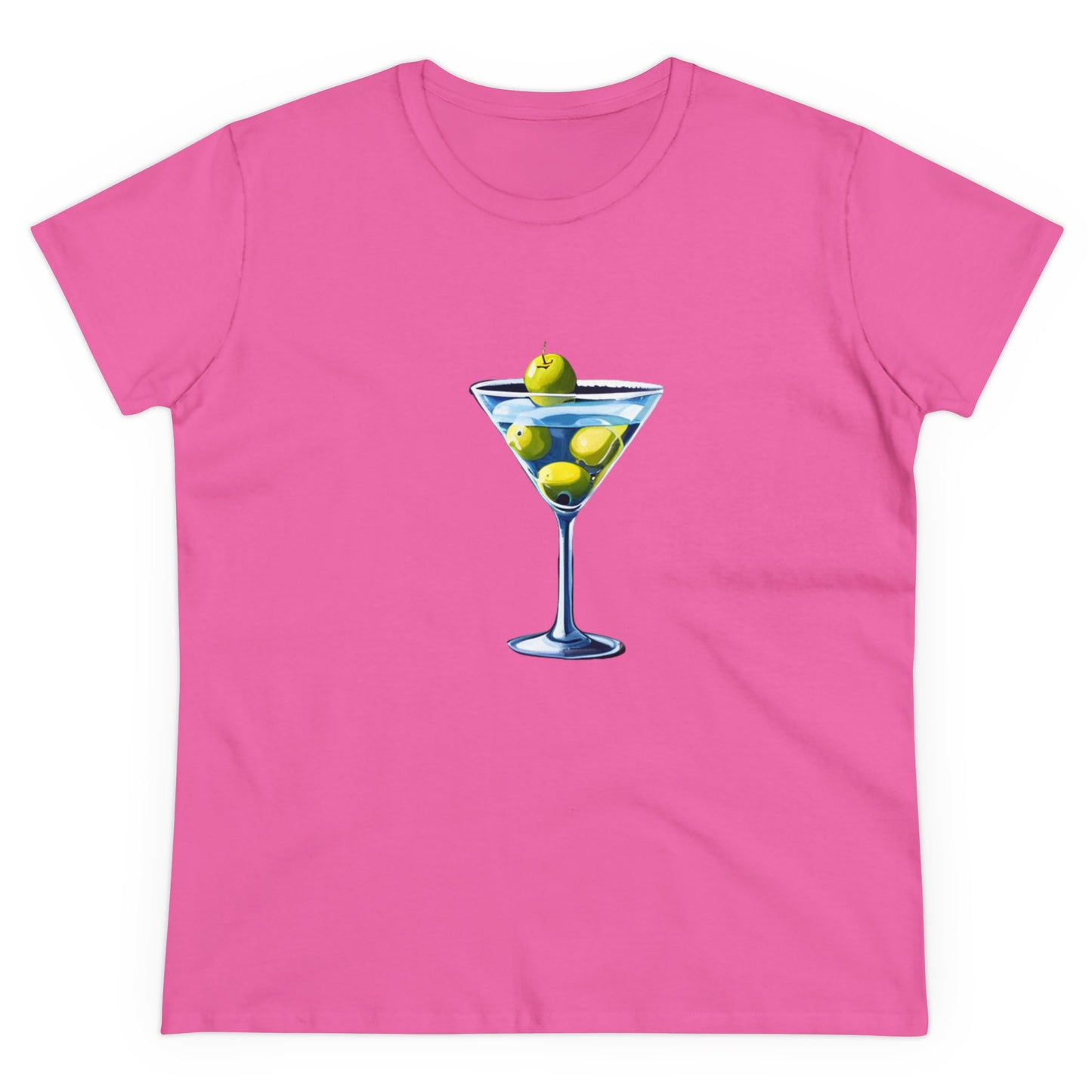 Martini T-Shirt, Women's Martini Cotton Tee