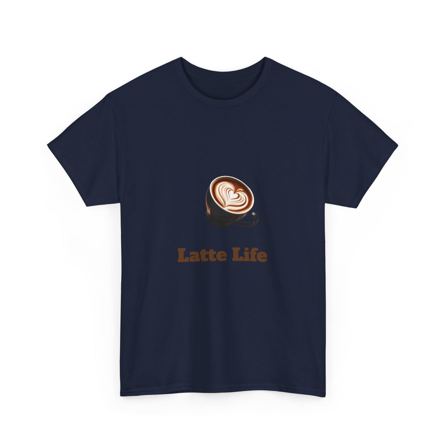 Latte Life tee, Coffee Shirt, Latte Top