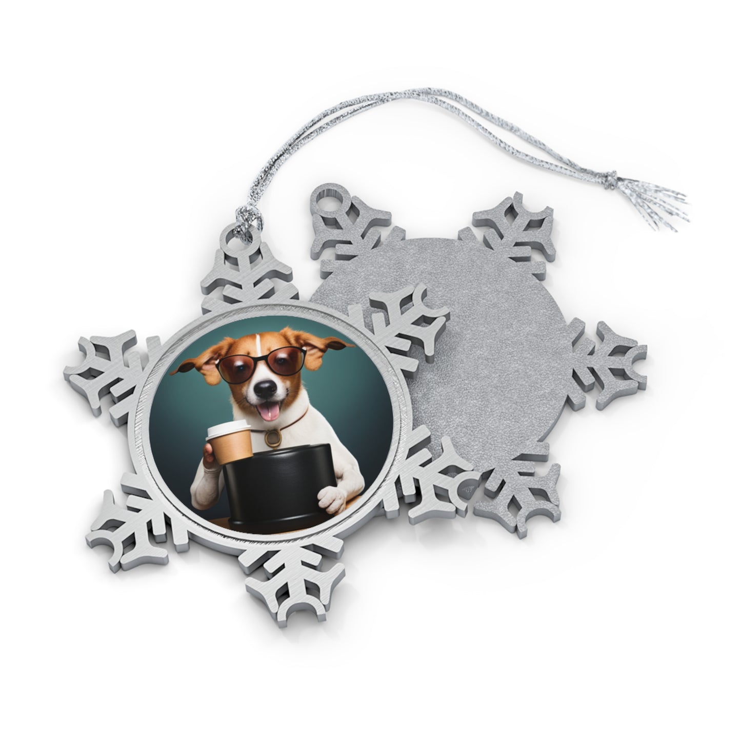Pewter Snowflake Ornament