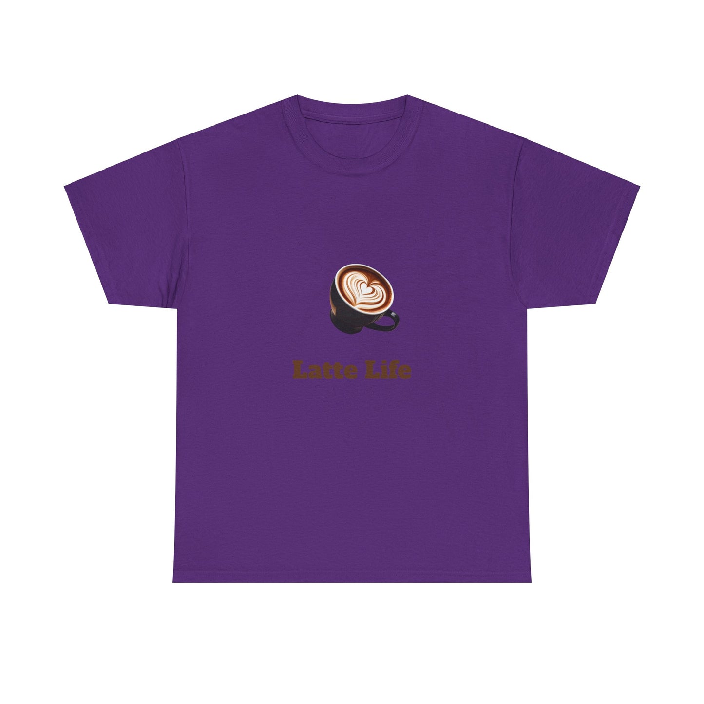 Latte Life tee, Coffee Shirt, Latte Top