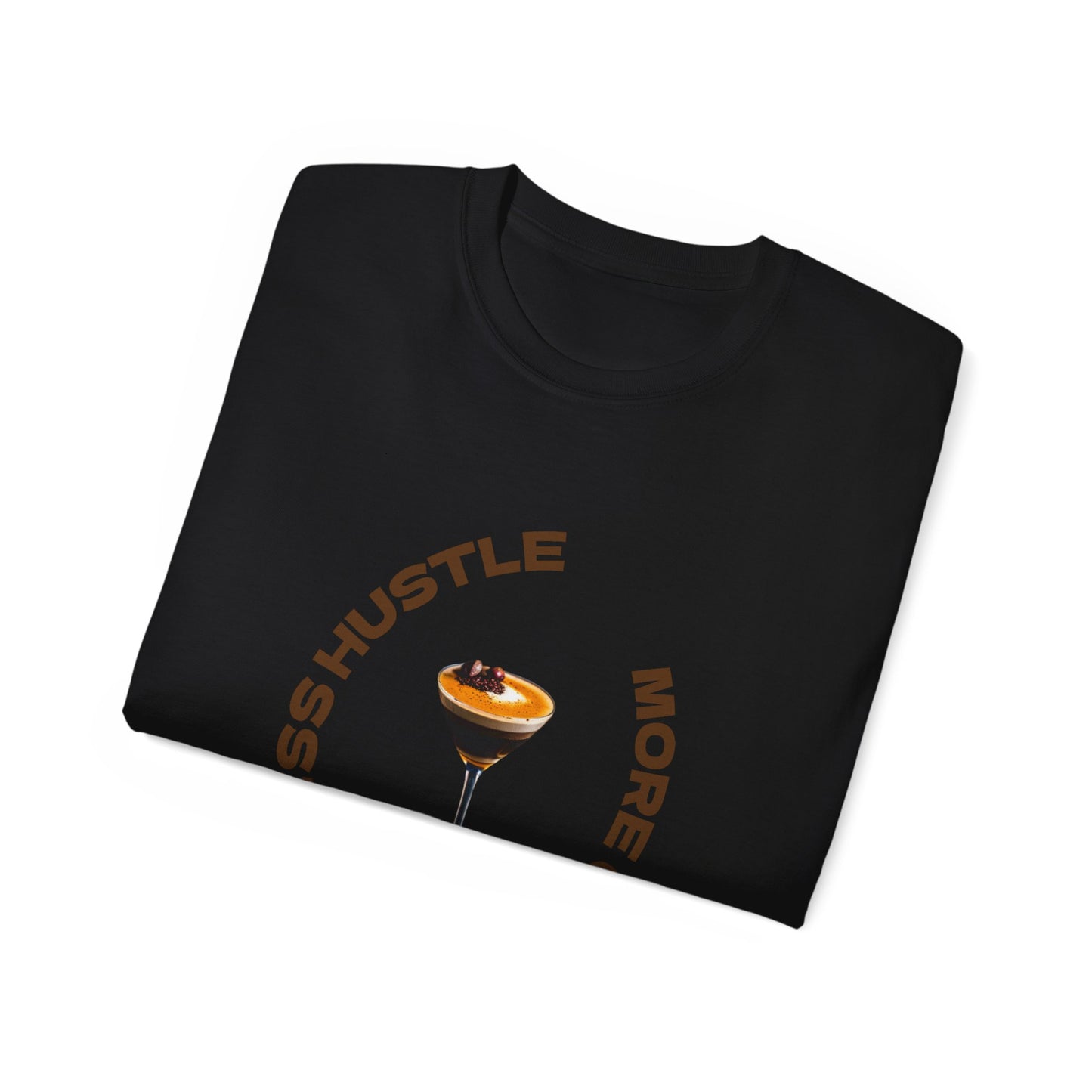 Coffee Lovers Unisex Tee - Less Hustle More Coffee Shirt, Casual Wear, Gift for Baristas, Coffee Addicts, Funny T-Shirt, Everyday Style